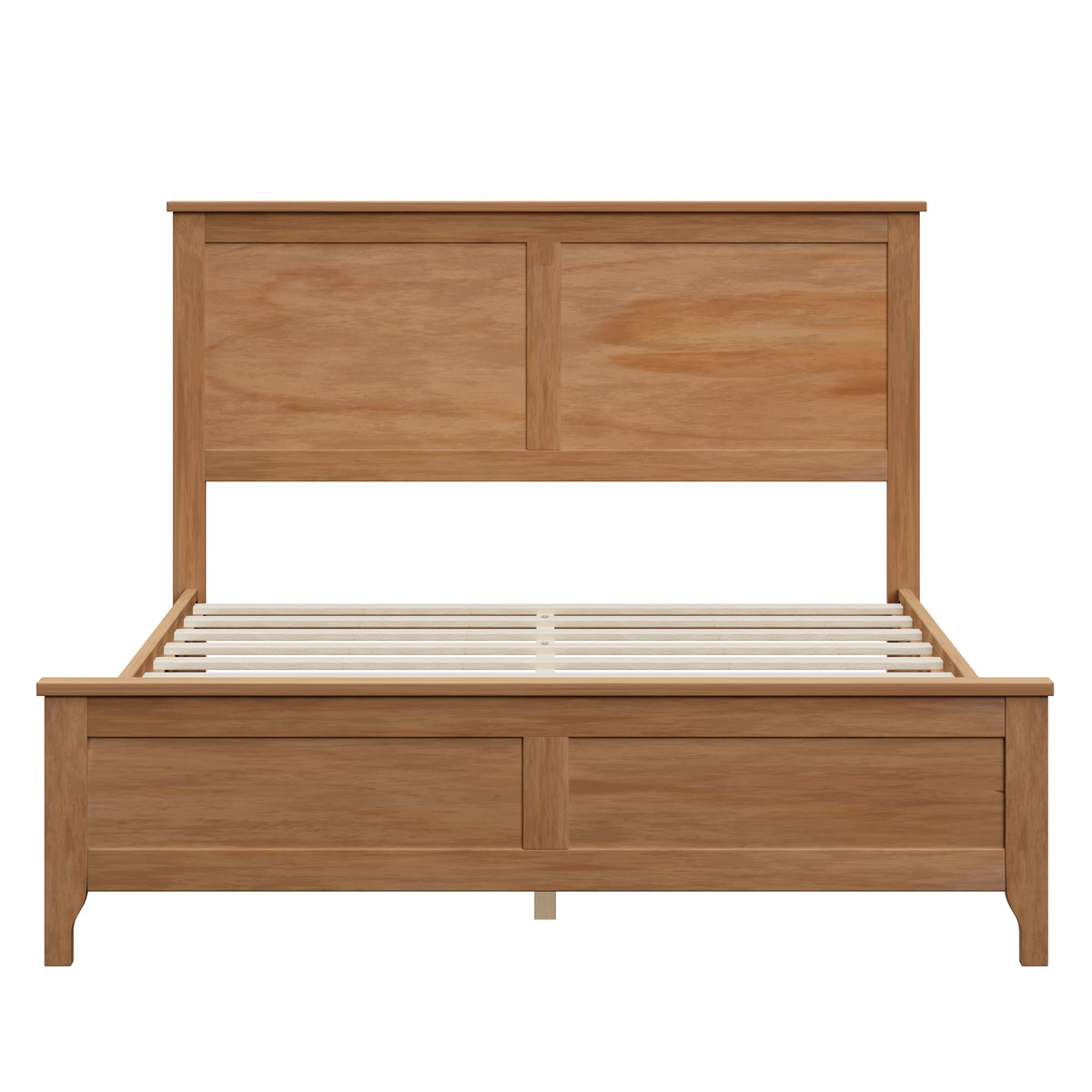 variant-group:rf-n701p407155s|Roomfitters Full Size Bed Frame with Paneled Headboard and Footboard, Traditional Wooden Platform Bed Frame, Seadrift