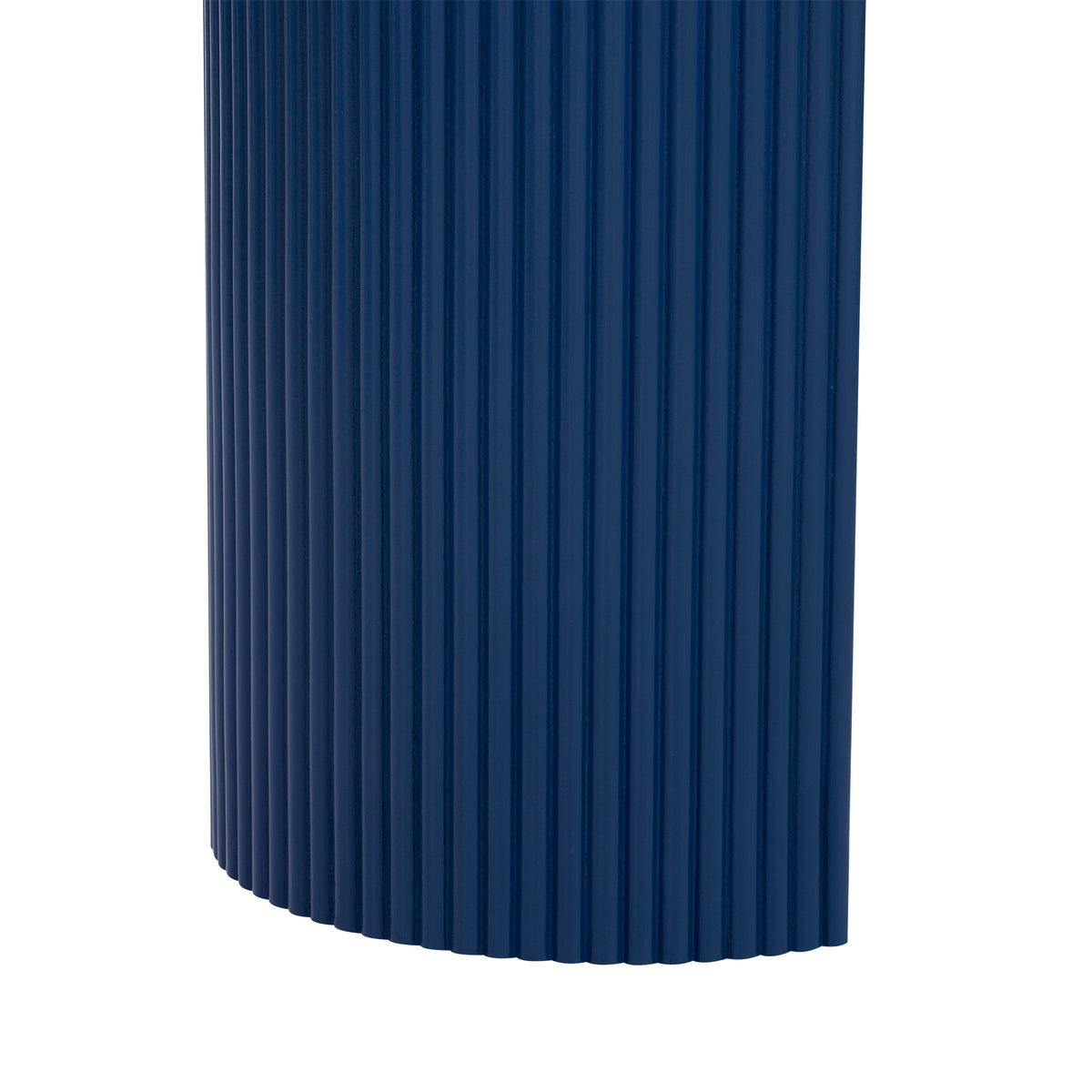 variant-group:rf-n711p205935v|Roomfitters Curved Console Table with Vertical Stripe Design, Entryway Table for Living Room, Navy Blue