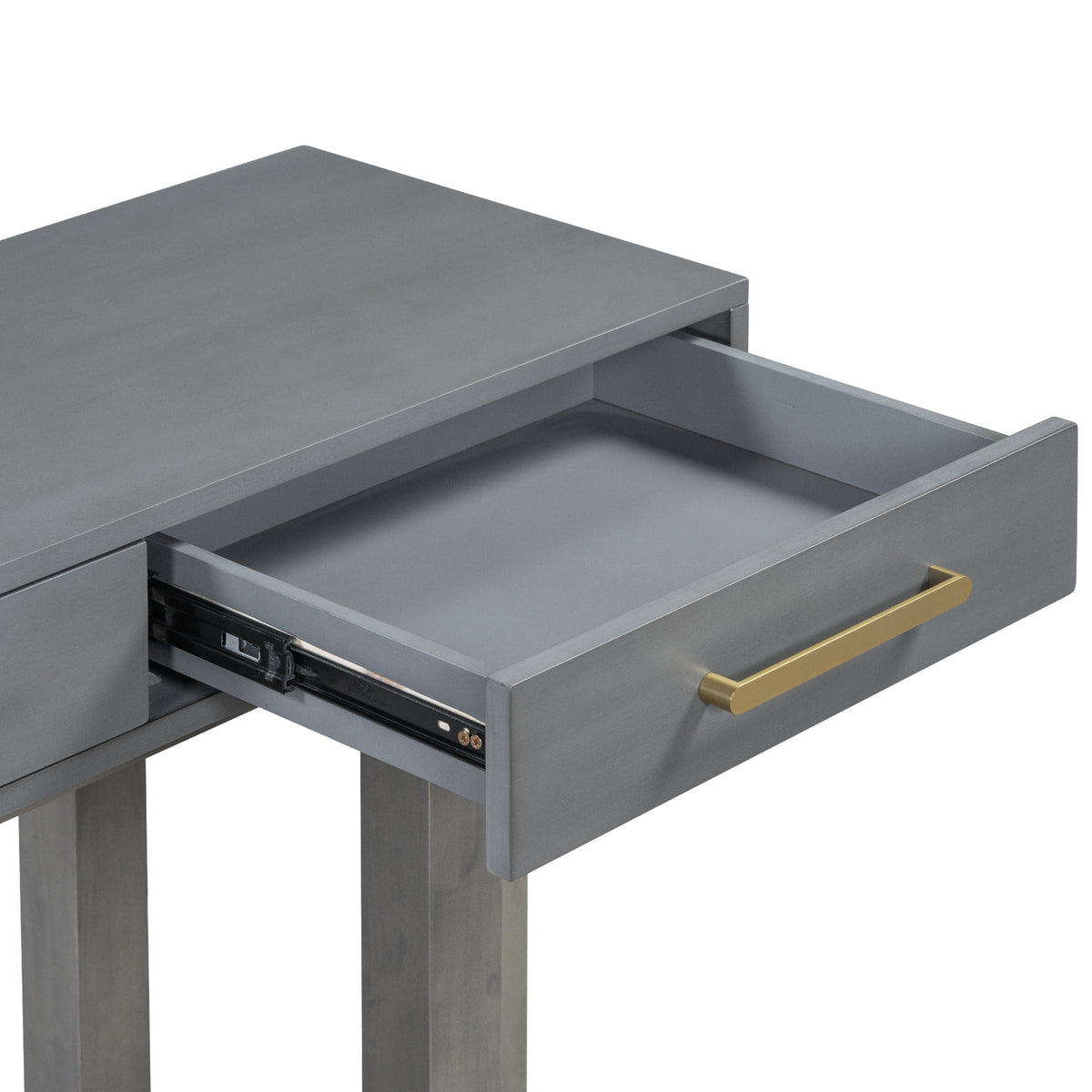 variant-group:rf-n711p175776e|Roomfitters Elegant Console Table with Three Drawers, Extra Long Entryway Table for Hallways, Living Rooms, or Foyers, Bringing Sophistication and Functionality, Antique Gray
