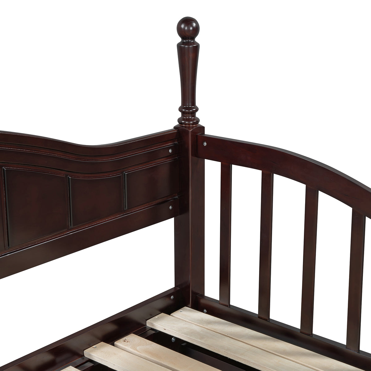 variant-group:rf-n733s173459p|Roomfitters Wooden Twin Size Daybed with Expandable Design, Twin Trundle and Two Practical Storage Drawers, Espresso