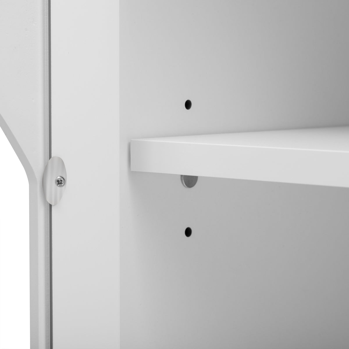 variant-group:rf-n724p284467k|Roomfitters Modern Minimalist TV Stand for up to 75 Inch TV, Entertainment Console Cabinet with Adjustable Shelves, White