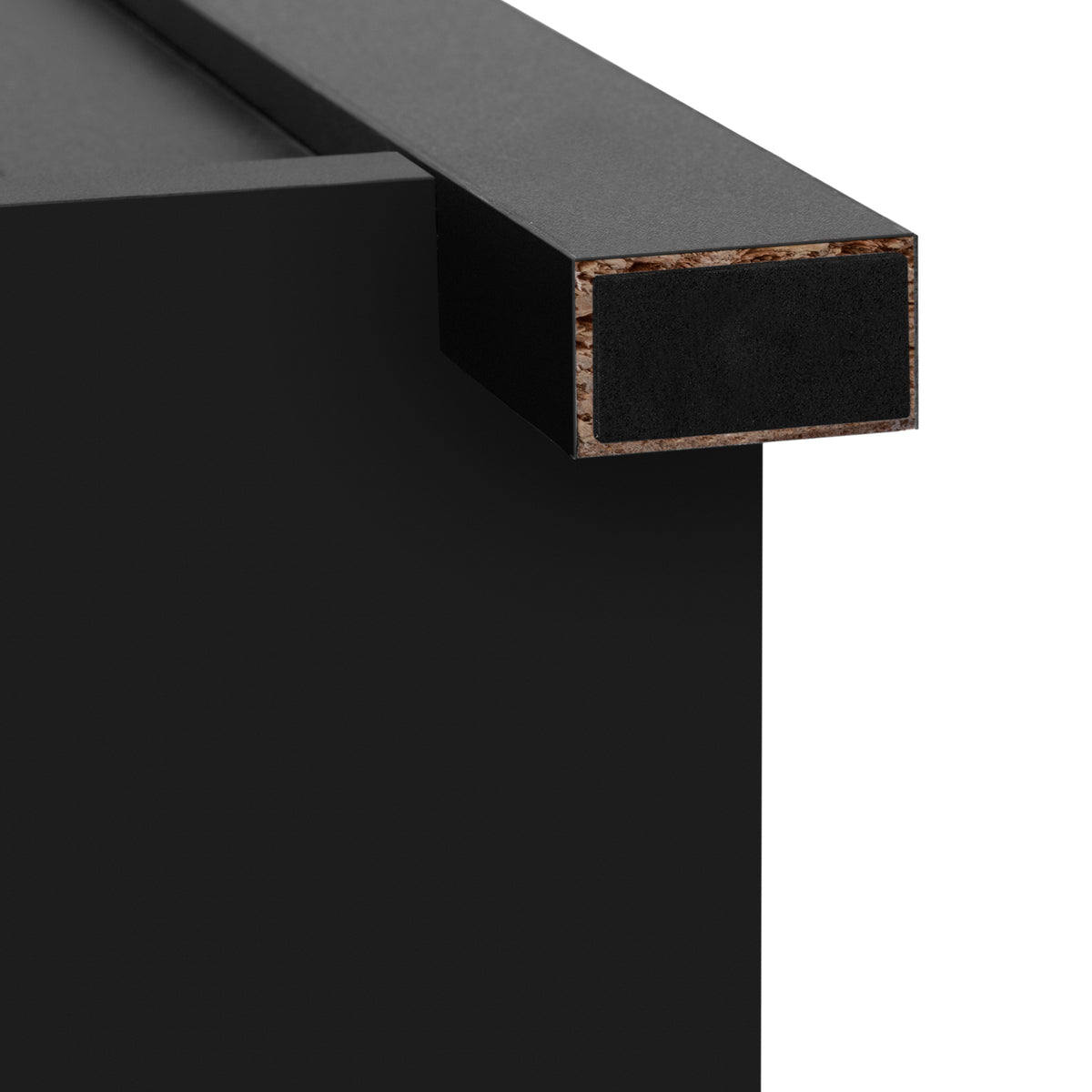 variant-group:rf-n711p347384b|Roomfitters 55" Sideboard Buffet Cabinet with 3 Drawers and Sliding Barn Doors, Farmhouse Storage for Kitchen & Dining, Black