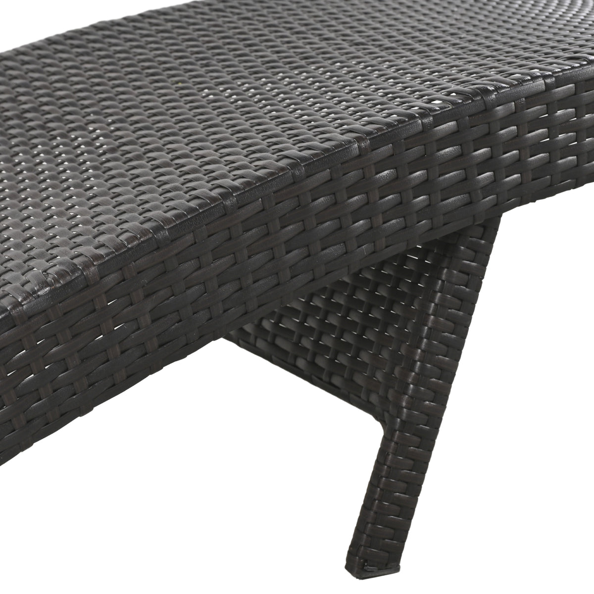 variant-group:rf-n707wf321204aad|Roomfitters 80" Outdoor Wicker Chaise Lounge Chairs, Set of 2, Reclining Patio Chairs with Pull-Out Table, Dark Brown