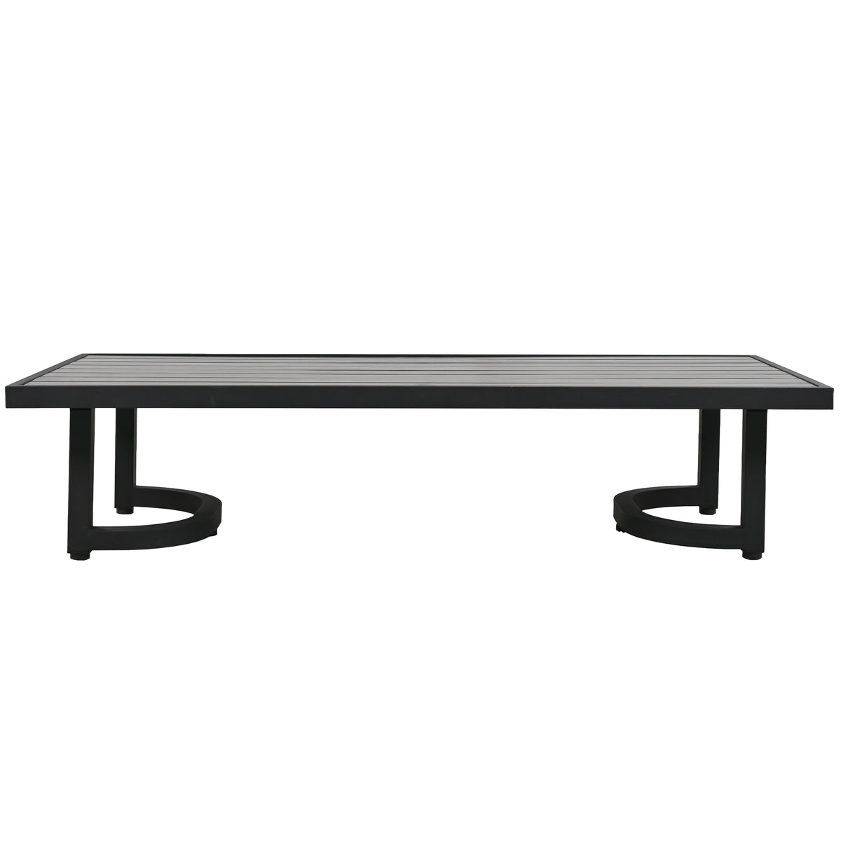 variant-group:rf-n711wy000470aae|Roomfitters 4-Piece Outdoor Steel Sofa Set with Coffee Table, 3-Seater Couch and 2 Armchairs for Patio Garden, Gray