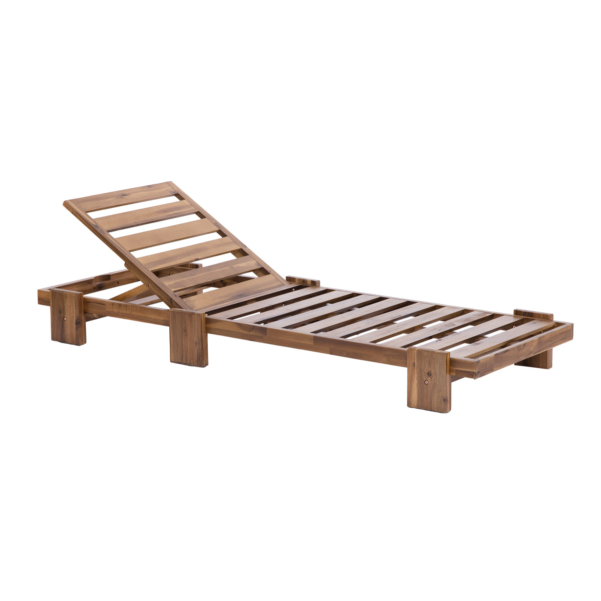 variant-group:rf-n711wy000473aae|Roomfitters 78.8" Outdoor Patio Chaise Lounge Chair with Adjustable Backrest and Side Table for Poolside & Garden, Dark Gray