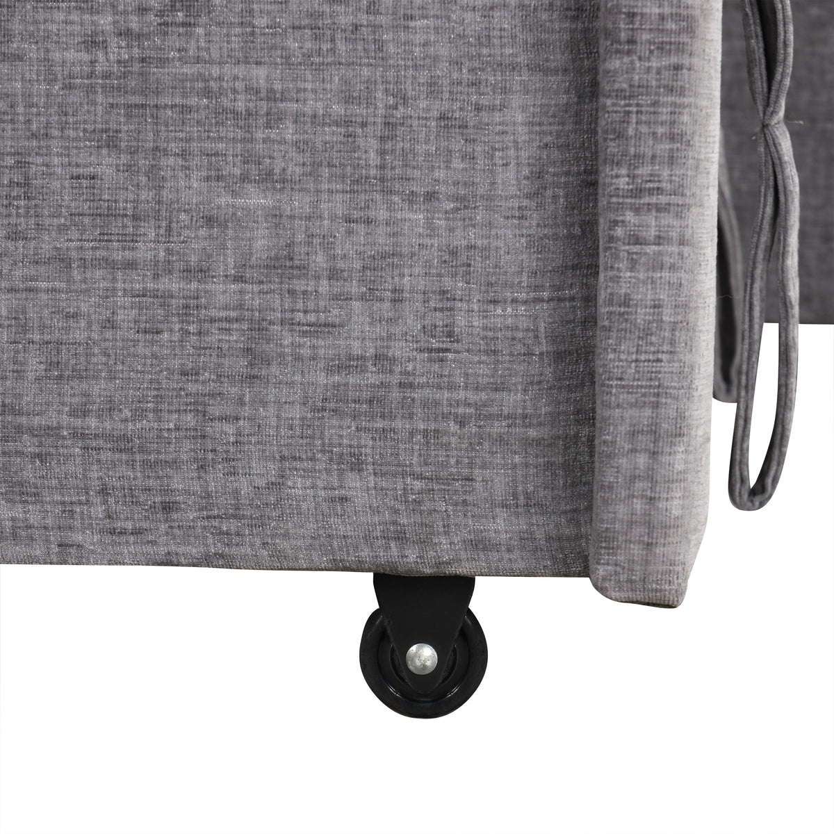 variant-group:rf-n711wy000390aae|Roomfitters L-Shaped Padded Modular Sofa with Storage Space, USB Ports, and Cup Holders on the Armrests, Suitable for Living Rooms, Offices, and Apartments, Gray