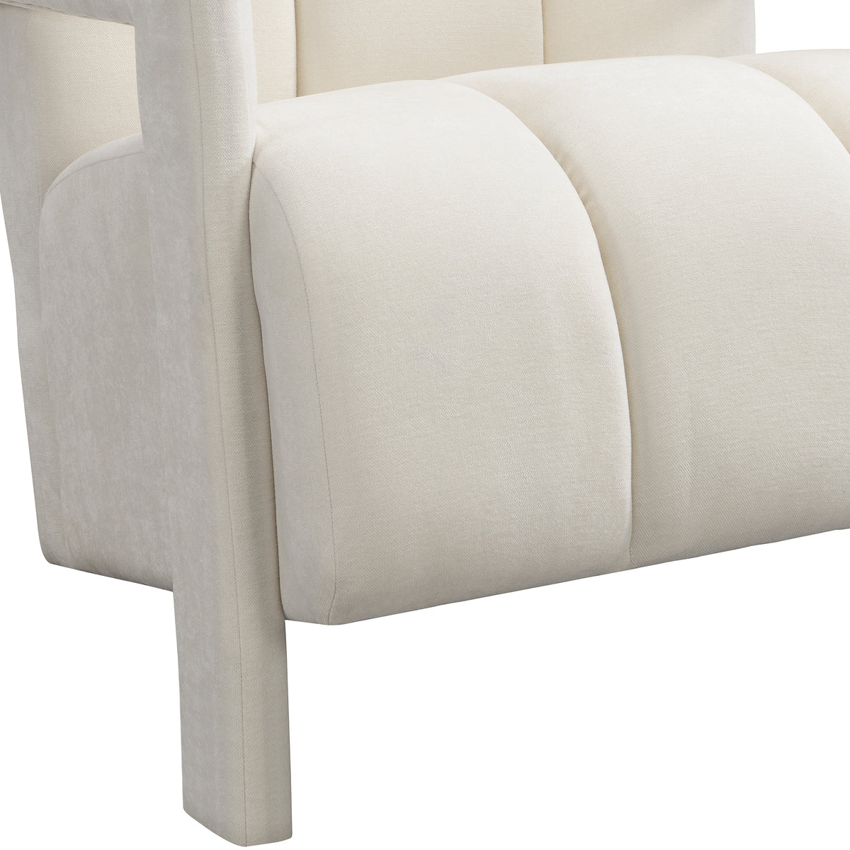 variant-group:rf-n724p256551a|Roomfitters Modern Minimalist Leisure Armchair with L-Shaped Armrests and Polyester Upholstery, White