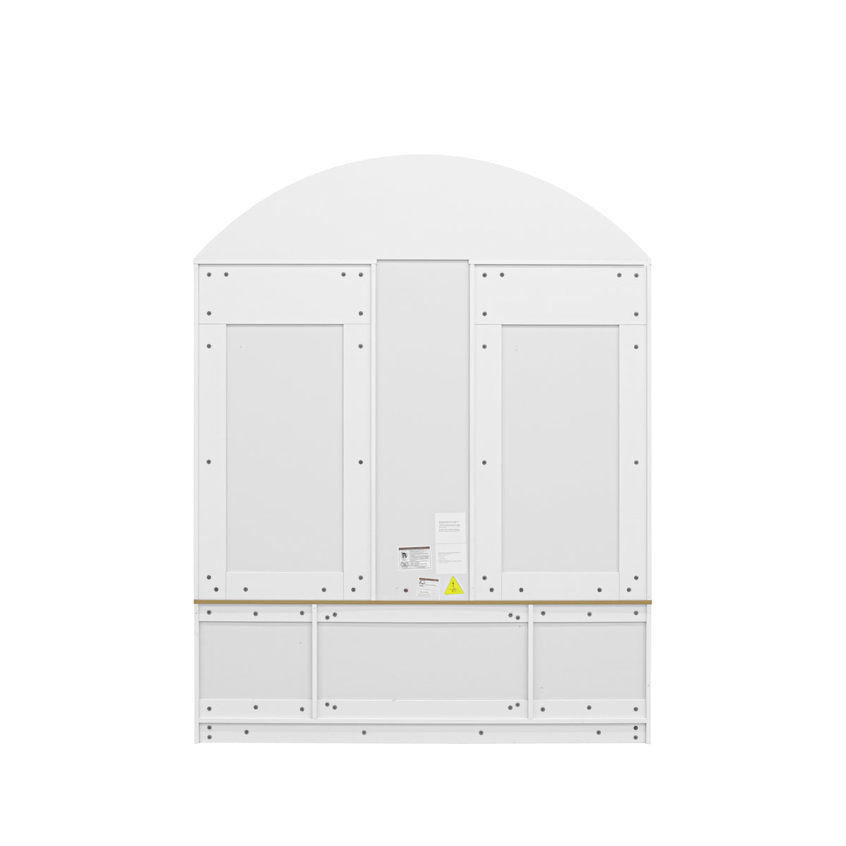 variant-group:rf-n724sj000158aak|Roomfitters Multi-Functional Curved Entrance Wardrobe, Hall Tree, White & Walnut