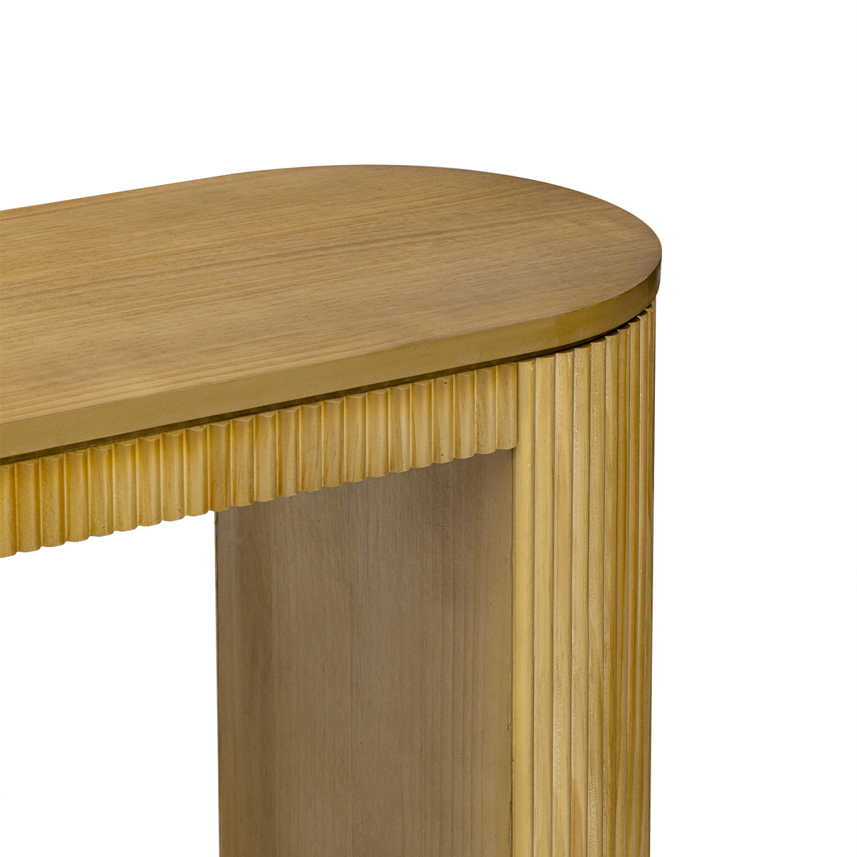 variant-group:rf-n711p205935n|Roomfitters Curved Console Table with Vertical Stripe Design, Entryway Table for Living Room, Natural