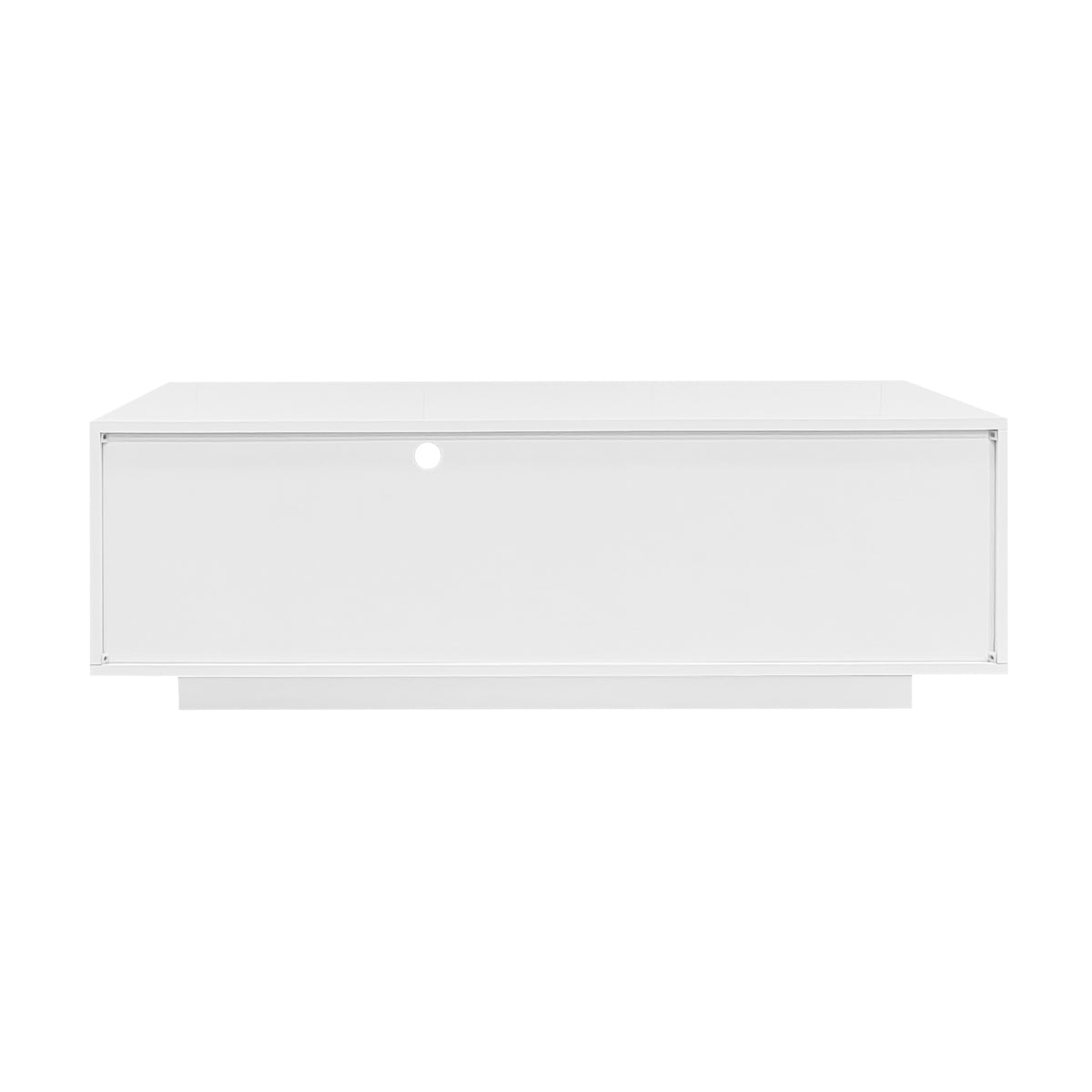 variant-group:rf-n724p294656k|Roomfitters Modern Glossy Coffee Table with Storage Space and Light Accent, Rectangle Center Table for Living Room, White