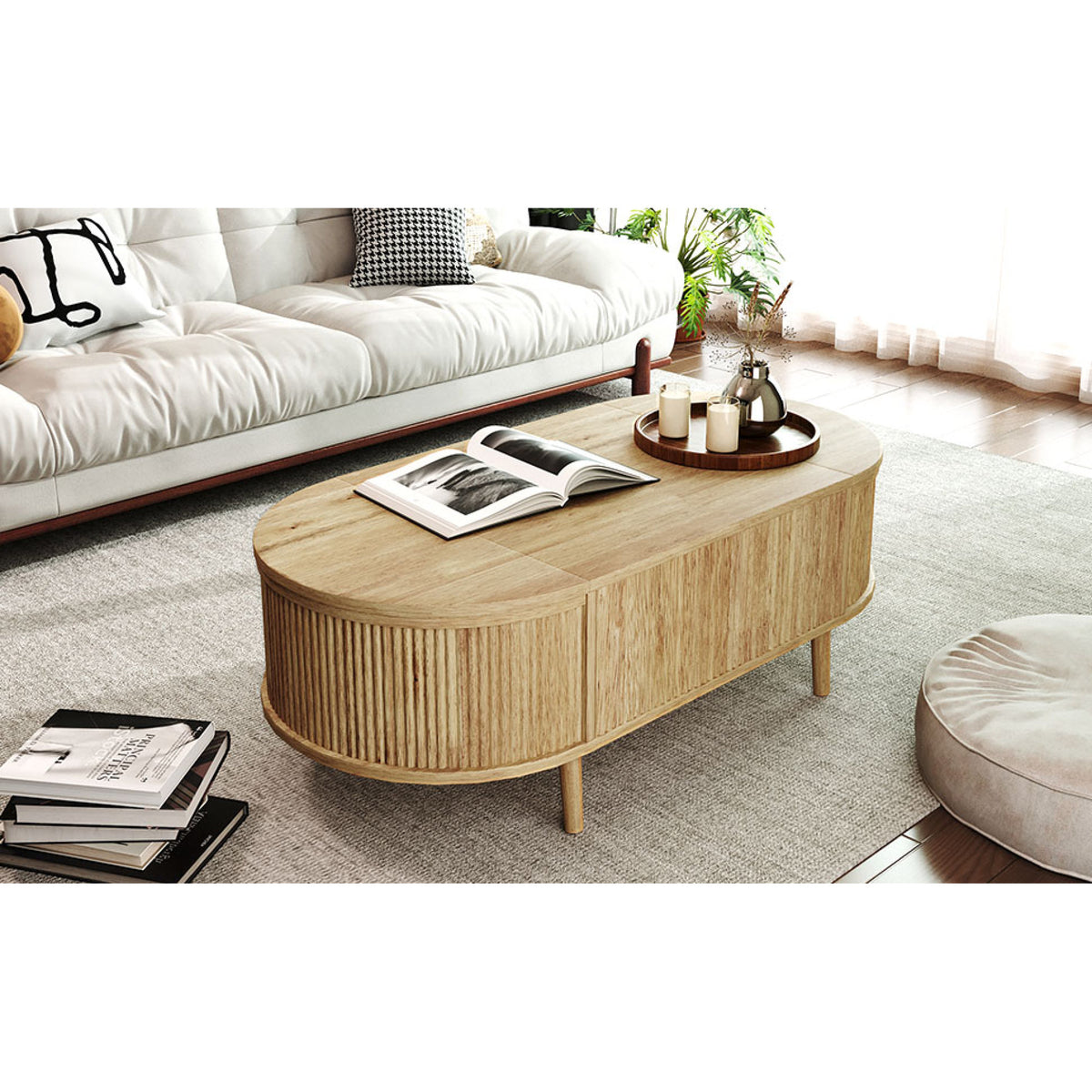 variant-group:rf-n724p416050d|Roomfitters Minimalist Oval Lift-Top Coffee Table with Wood Wave Grain Finish, Acacia Wood
