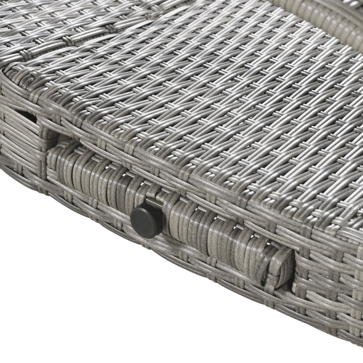 variant-group:rf-n707wf321204aae|Roomfitters 80" Outdoor Wicker Chaise Lounge Chairs, Set of 2, Reclining Patio Chairs with Pull-Out Table, Grey