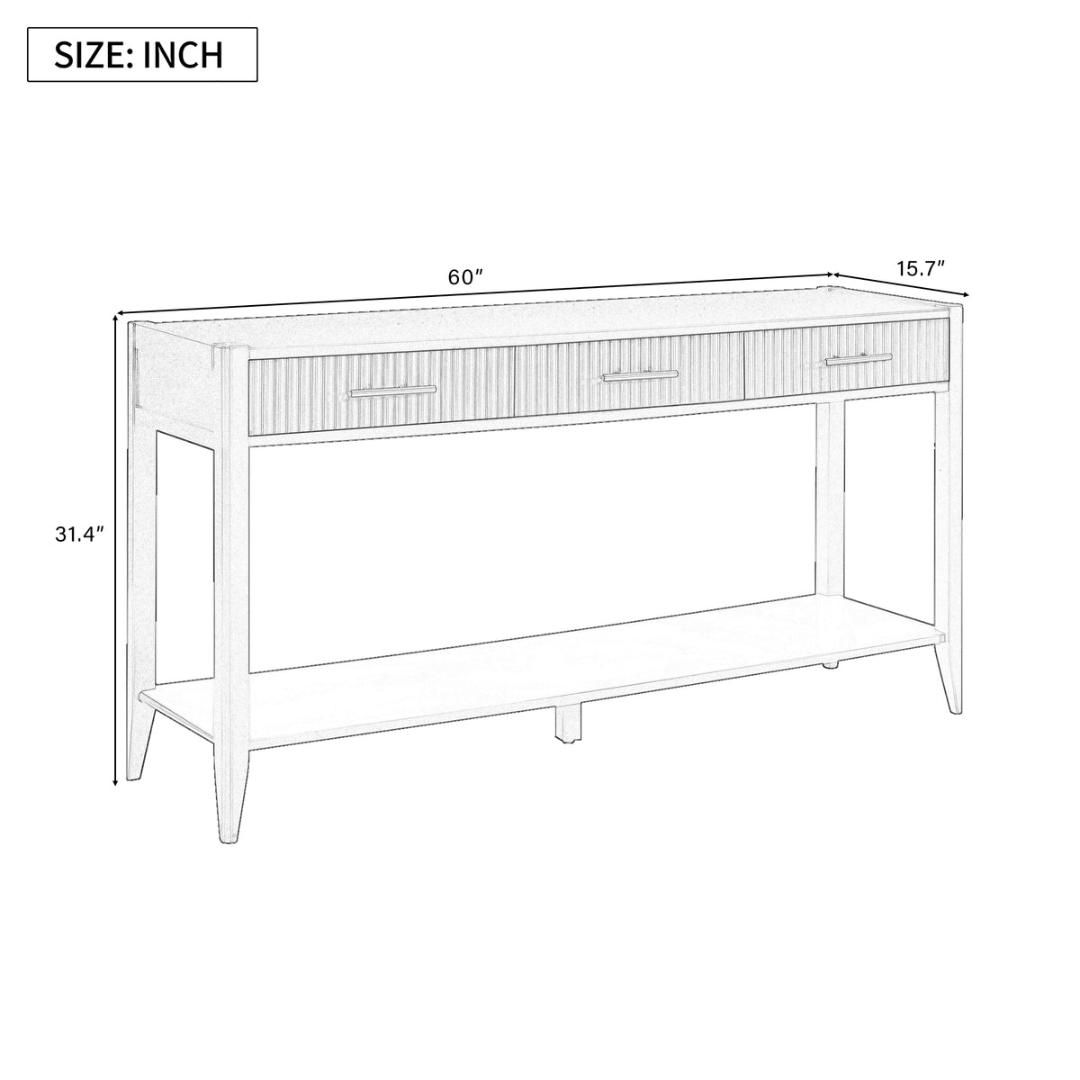 variant-group:rf-n711p190531v|Roomfitters Entryway Console Table with Vertical Stripe Pattern and Long Legs, Storage for Hallway, Navy Blue