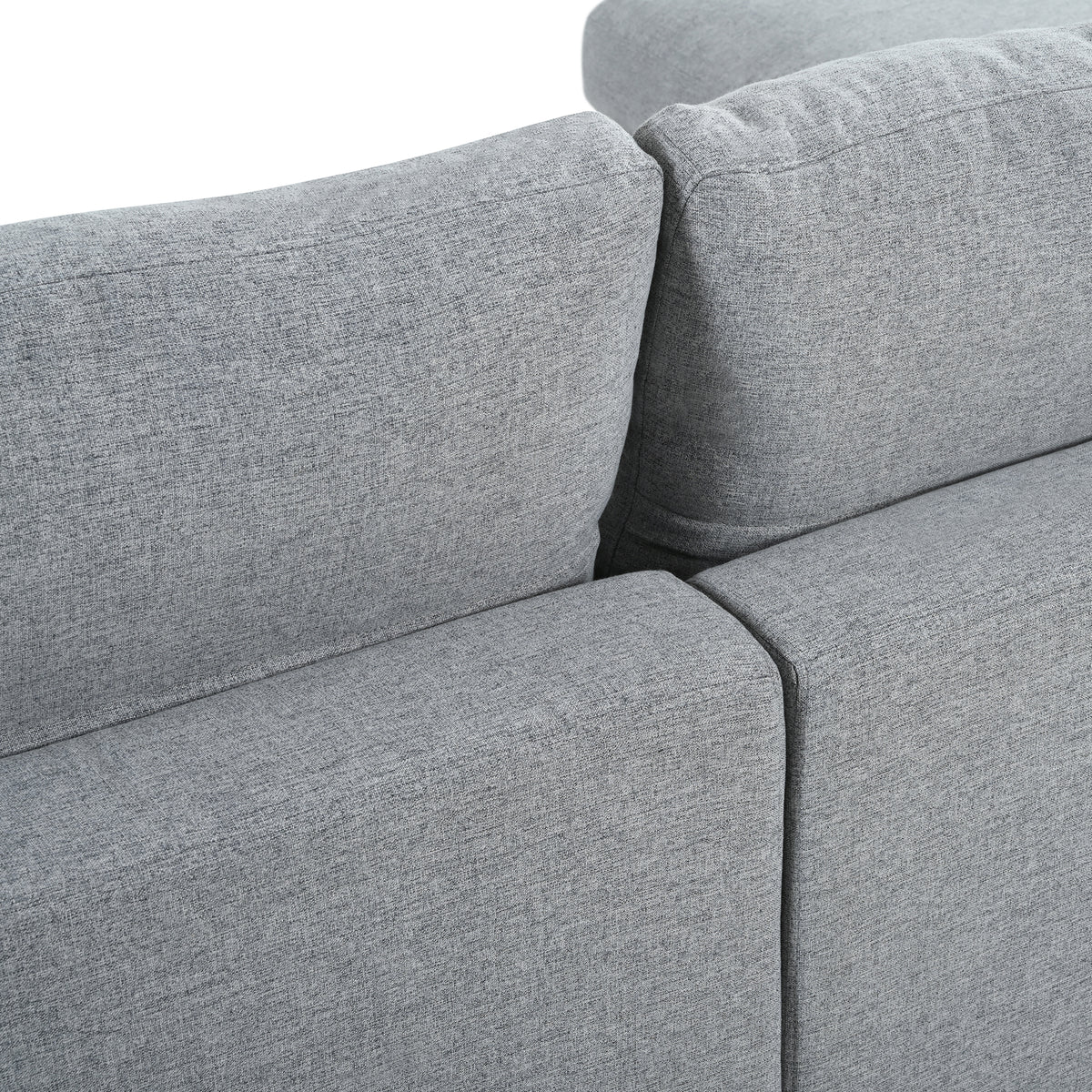 variant-group:rf-n711wy000474aae|Roomfitters 128.2-Inch Customizable U-Shaped Sectional Sofa, 6-Seater Chenille Couch, 2 Movable Ottomans, Pit Lounge, Grey