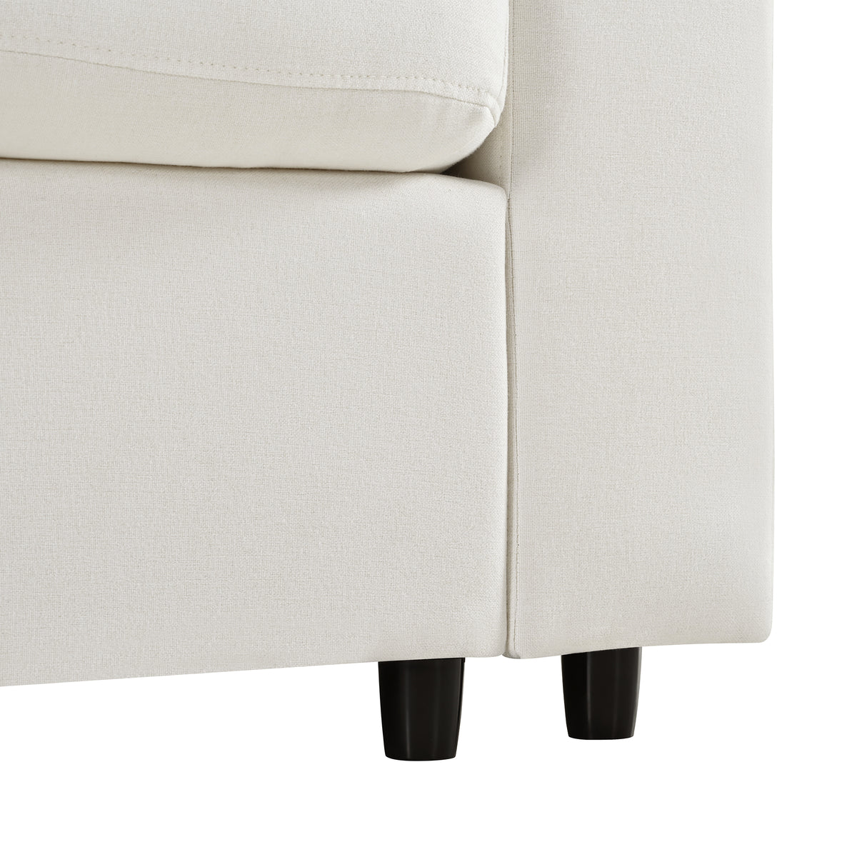 variant-group:rf-n711wy000474aaa|Roomfitters 128.2-Inch Customizable U-Shaped Sectional Sofa, 6-Seater Chenille Couch, 2 Movable Ottomans, Pit Lounge, Beige