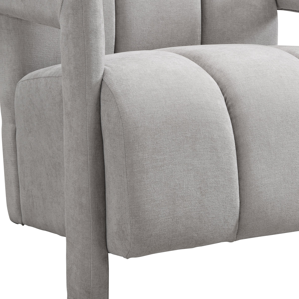 variant-group:rf-n724sj000138aae|Roomfitters Modern Minimalist Armchairs with L-Shaped Armrests and Polyester Upholstery, Set of 2, Gray