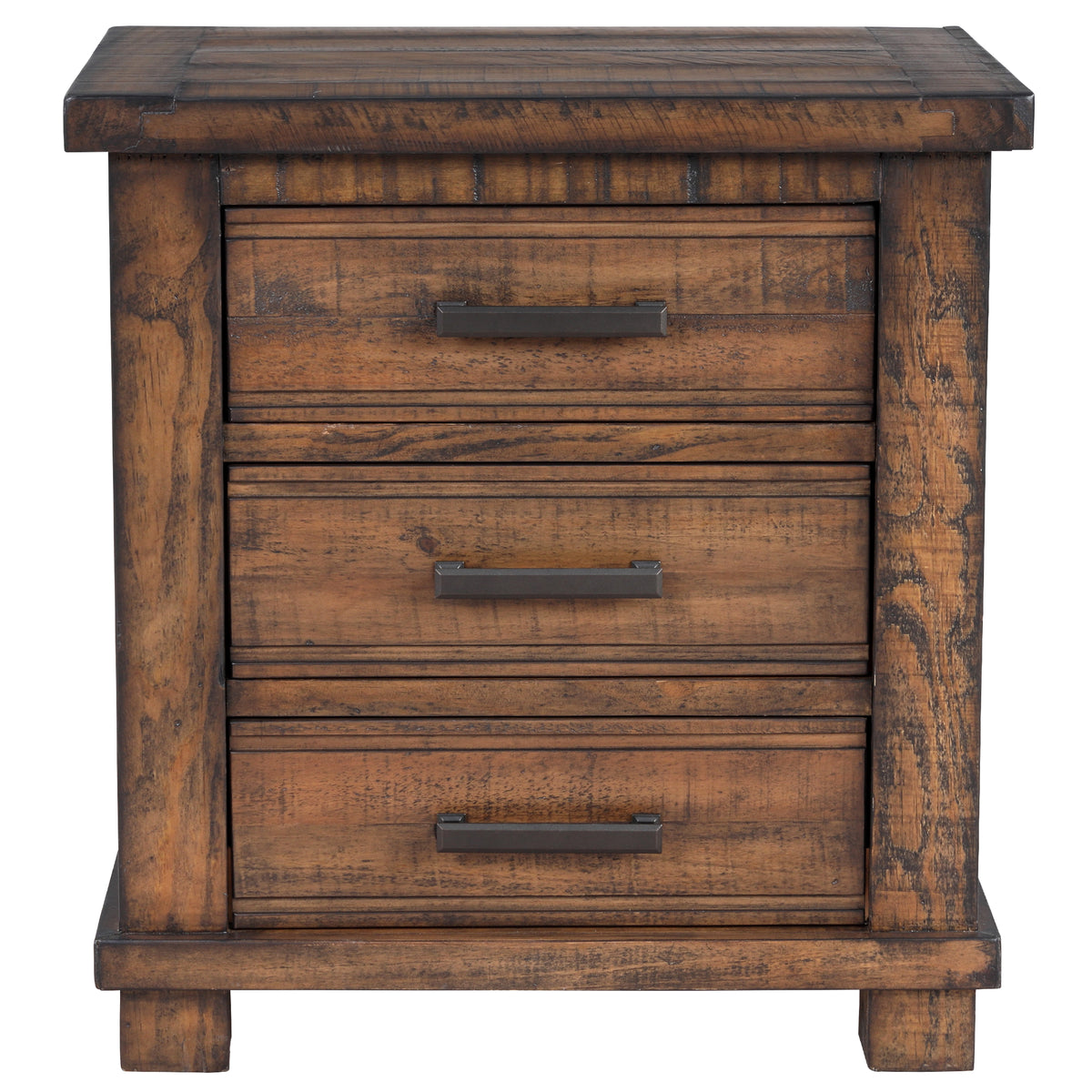 variant-group:rf-n701p455591d|Roomfitters 3 Drawer Reclaimed Solid Wood Farmhouse Nightstand Side Table, Rustic Bedside End Accent Furniture, Natural