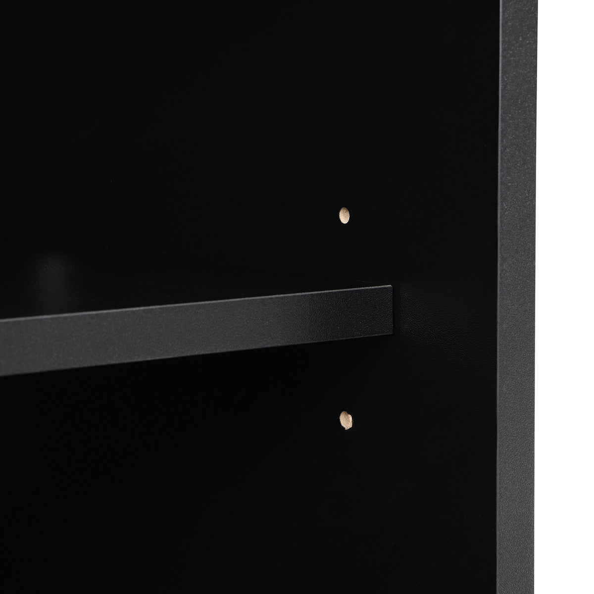variant-group:rf-n724p360370b|Roomfitters Mid-Century Modern 70" TV Stand Console with Sliding Doors, Black
