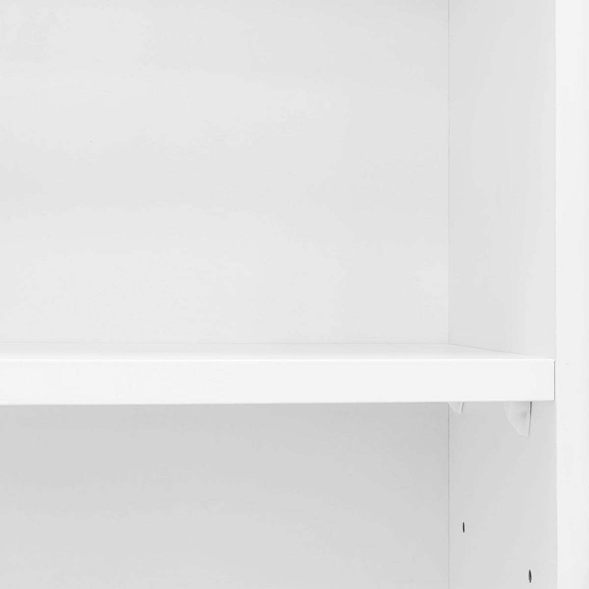 Roomfitters Entryway Bench with Shoe Cabinet and Mirror Door, Foldable Seat and 4 Hooks, White Roomfitters