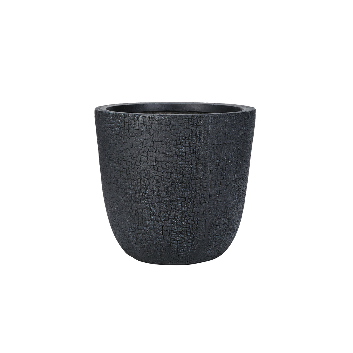 variant-group:rf-n711p406660b|Roomfitters Lightweight MGO Planter Set of 3, Round Weather Resistant Outdoor Indoor Flower Pots for Garden Patio, Black