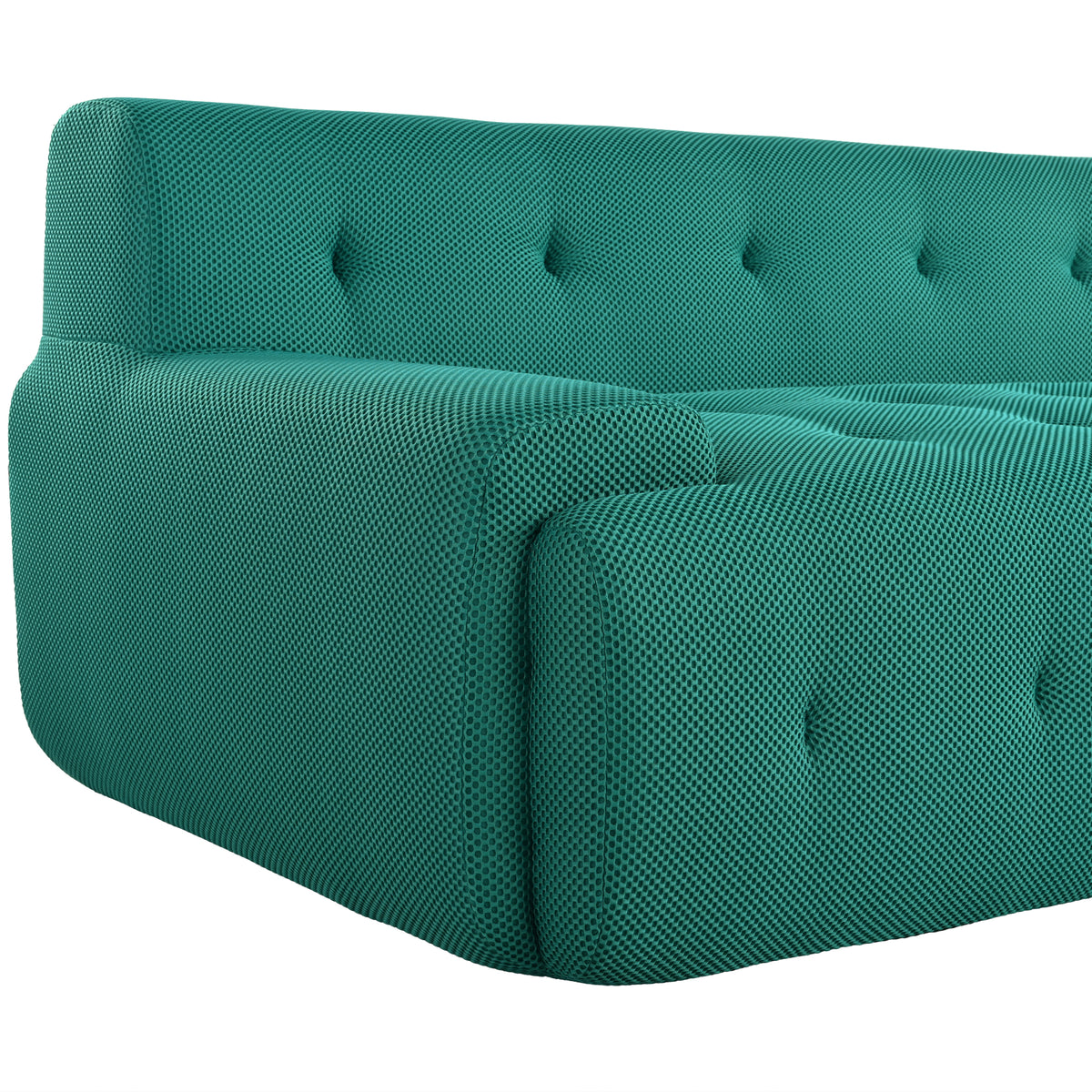 variant-group:rf-n711p206619c|Roomfitters 86.2" Modern Tufted Upholstered Sofa, 3-Seater Compression Couch for Living Room, Green