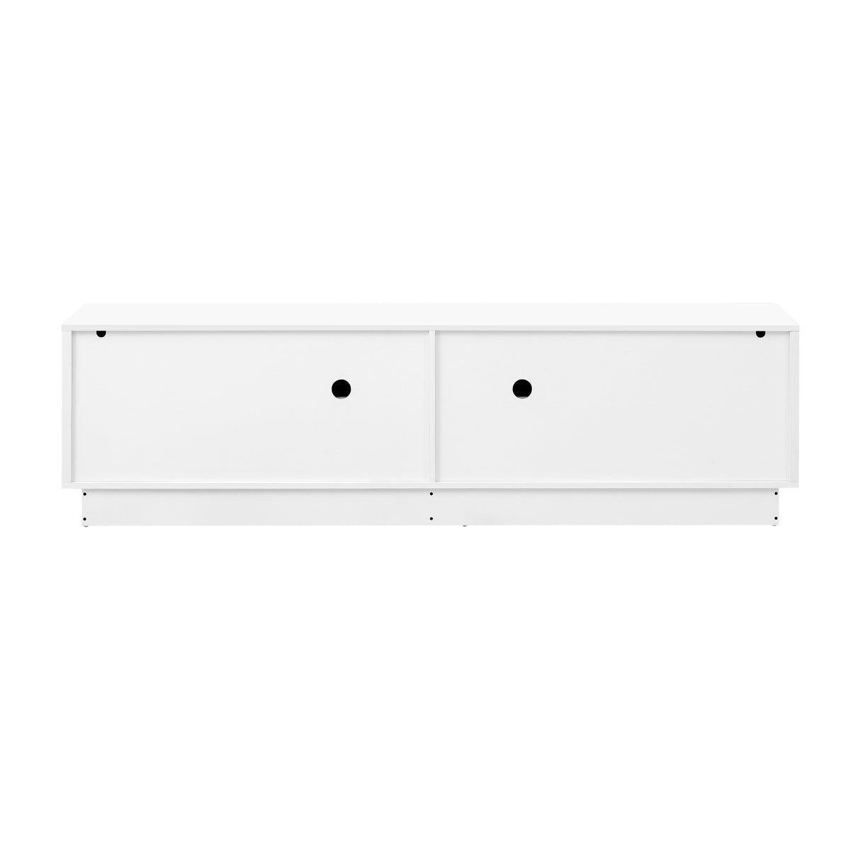 variant-group:rf-n724p426846k|Roomfitters Stylish 4-Door Wave Design TV Console with 16-Color USB LED Light, White