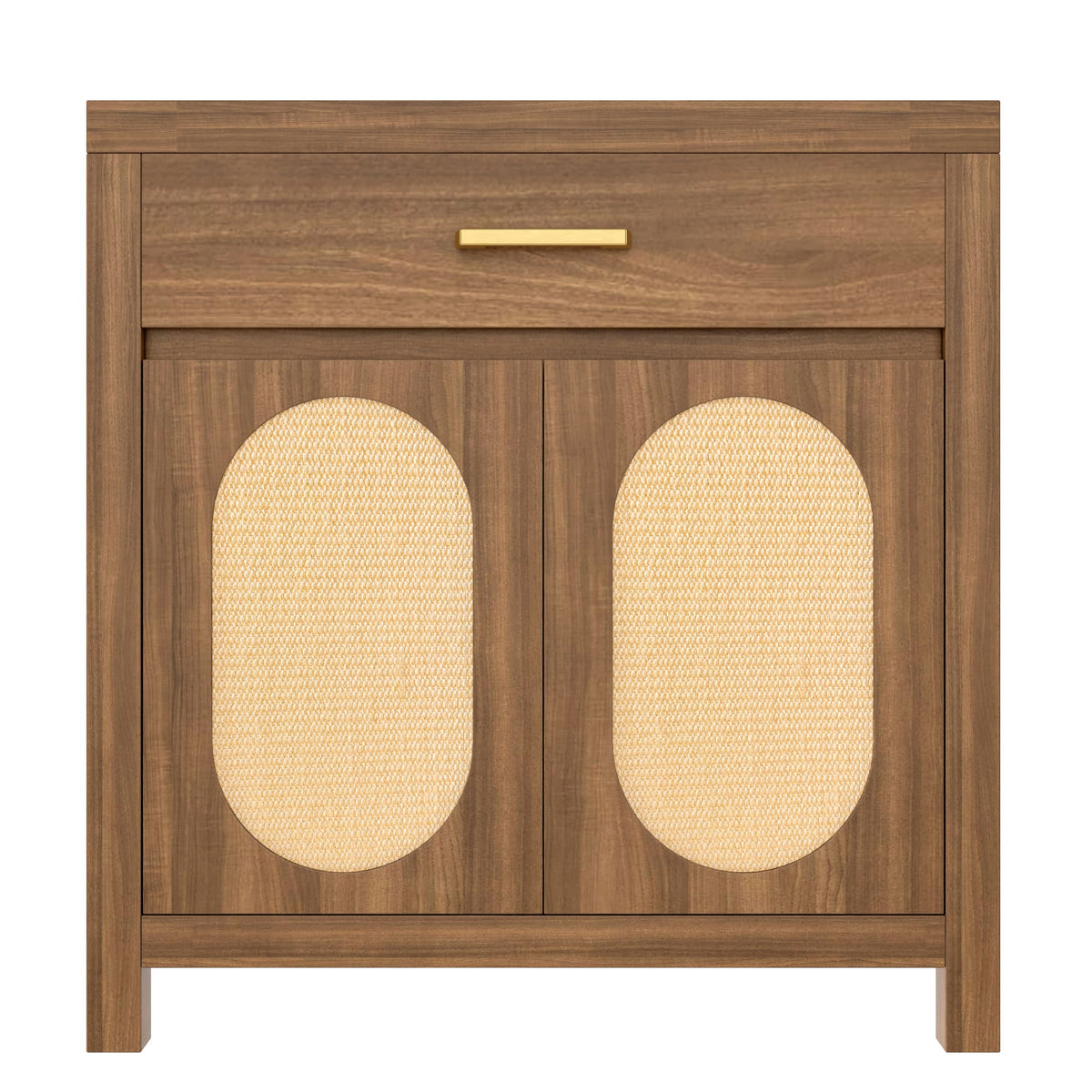 Roomfitters Espresso Cat Litter Box Enclosure End Table Nightstand with Sisal Scratching Pad Cabinet Doors Roomfitters