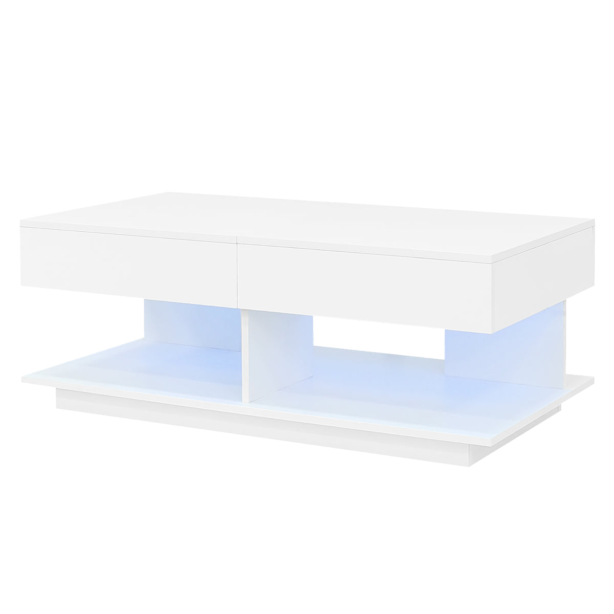 variant-group:rf-n724p290061k|Roomfitters Extendable Coffee Table with Hidden Storage and Compartments, Adjustable Multifunctional Center Table, White