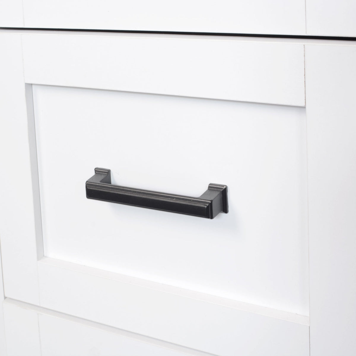 Roomfitters Modern Entryway Bench with Coat Rack, Hooks, Drawers and 3 Shelves, 40.2" Hall Tree, White Roomfitters