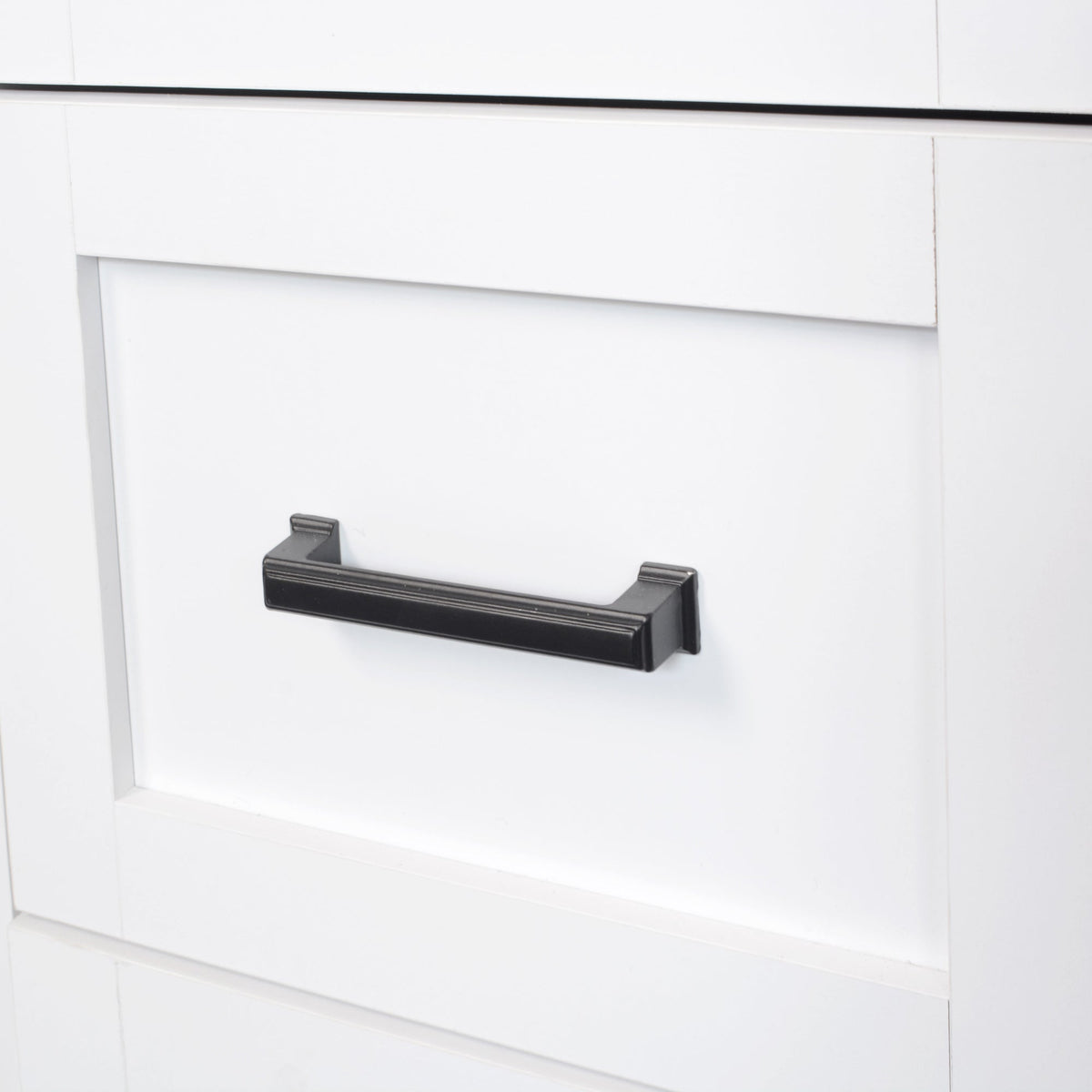 Roomfitters Modern Entryway Hall Tree with Storage Bench, 3 Drawers, White & Walnut Roomfitters