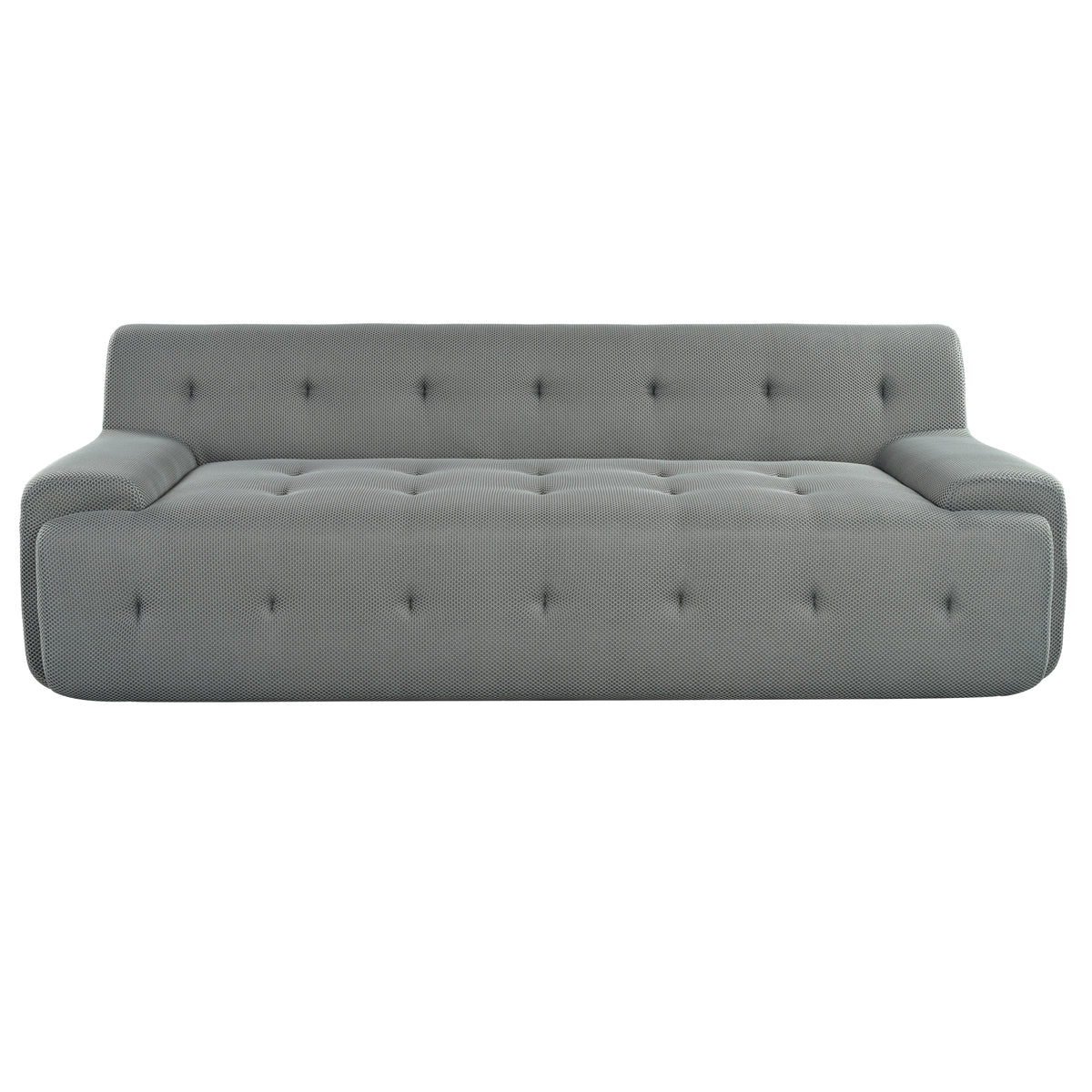variant-group:rf-n711p206619e|Roomfitters 86.2" Modern Tufted Upholstered Sofa, 3-Seater Modular Lounge Couch for Living Room, Gray