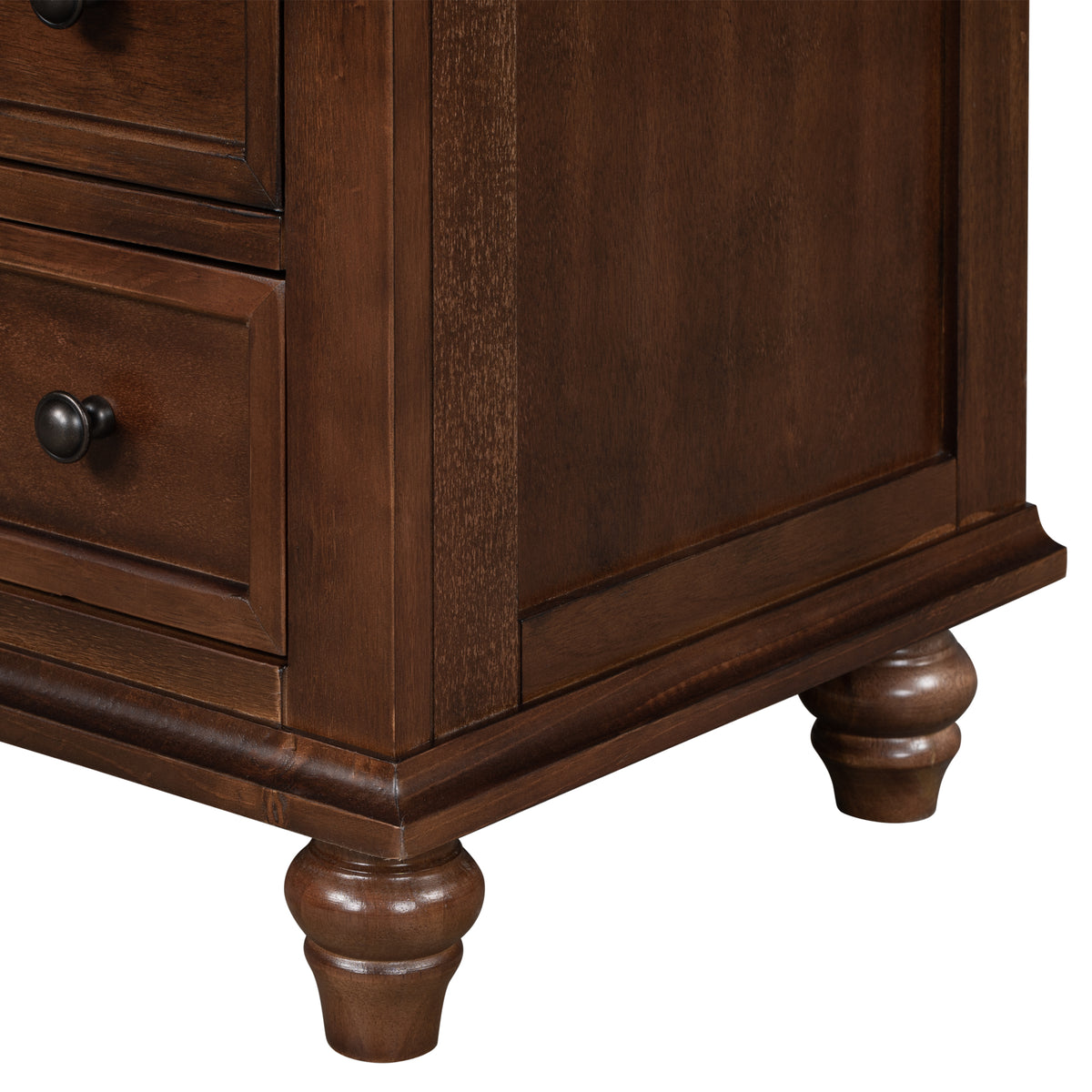 variant-group:rf-n711wf319367aad|Roomfitters 3-Drawer Storage Wood Cabinet, End Table with Pull Out Tray, Ideal for Living Rooms or Bedrooms, Offering Compact and Practical Storage Solutions, Brown