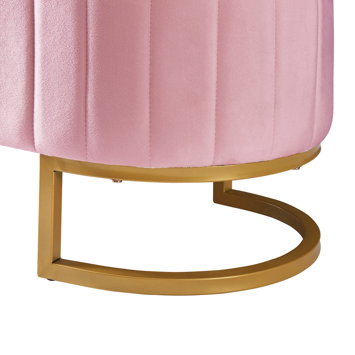 variant-group:rf-n733p208522h|Roomfitters Elegant Velvet Storage Ottoman with Button-Tufted Design, Upholstered Bench with Metal Legs for Bedroom and Living Room, Pink