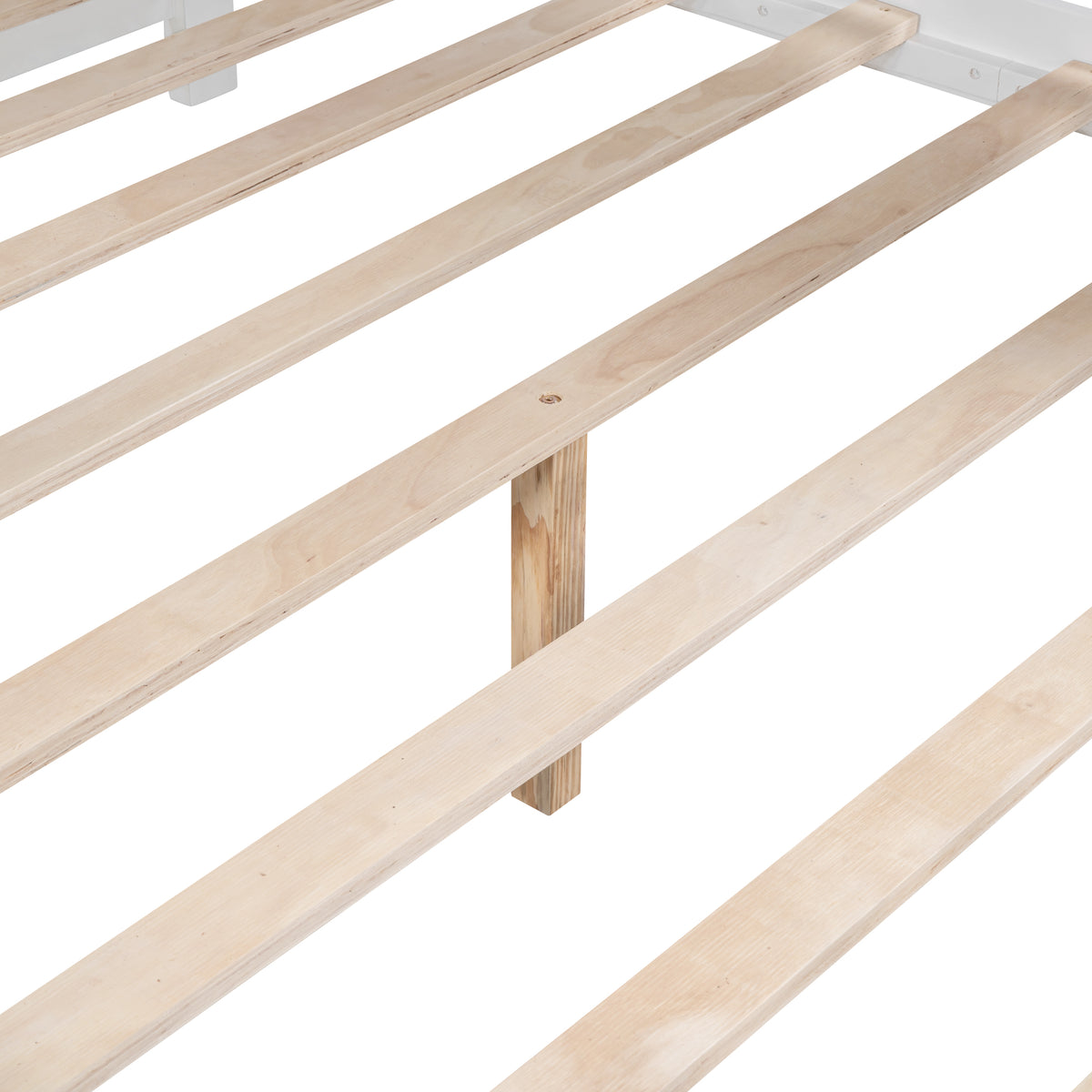 variant-group:rf-n733s308487k|Roomfitters Wooden Full Size House Bed with 2 Drawers and Storage Shelf, White
