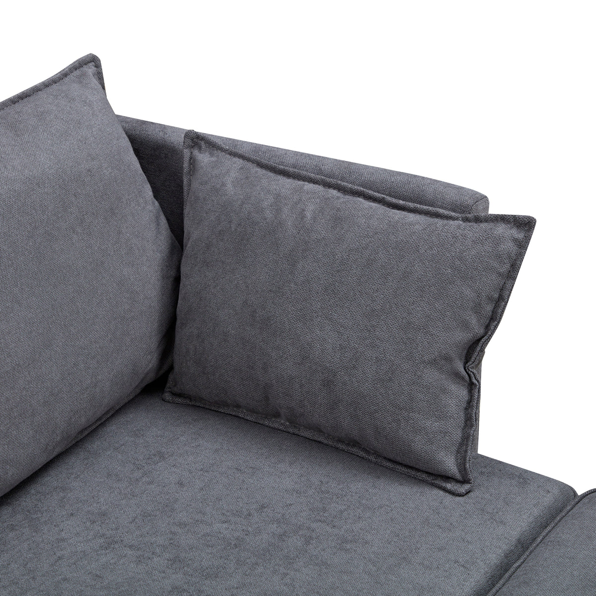 variant-group:rf-n711wy000363aad|Roomfitters Modern Large U-Shape Modular Sectional Sofa, Convertible Sofa Bed with Reversible Chaise for Living Room, Storage Seat, Dark Grey