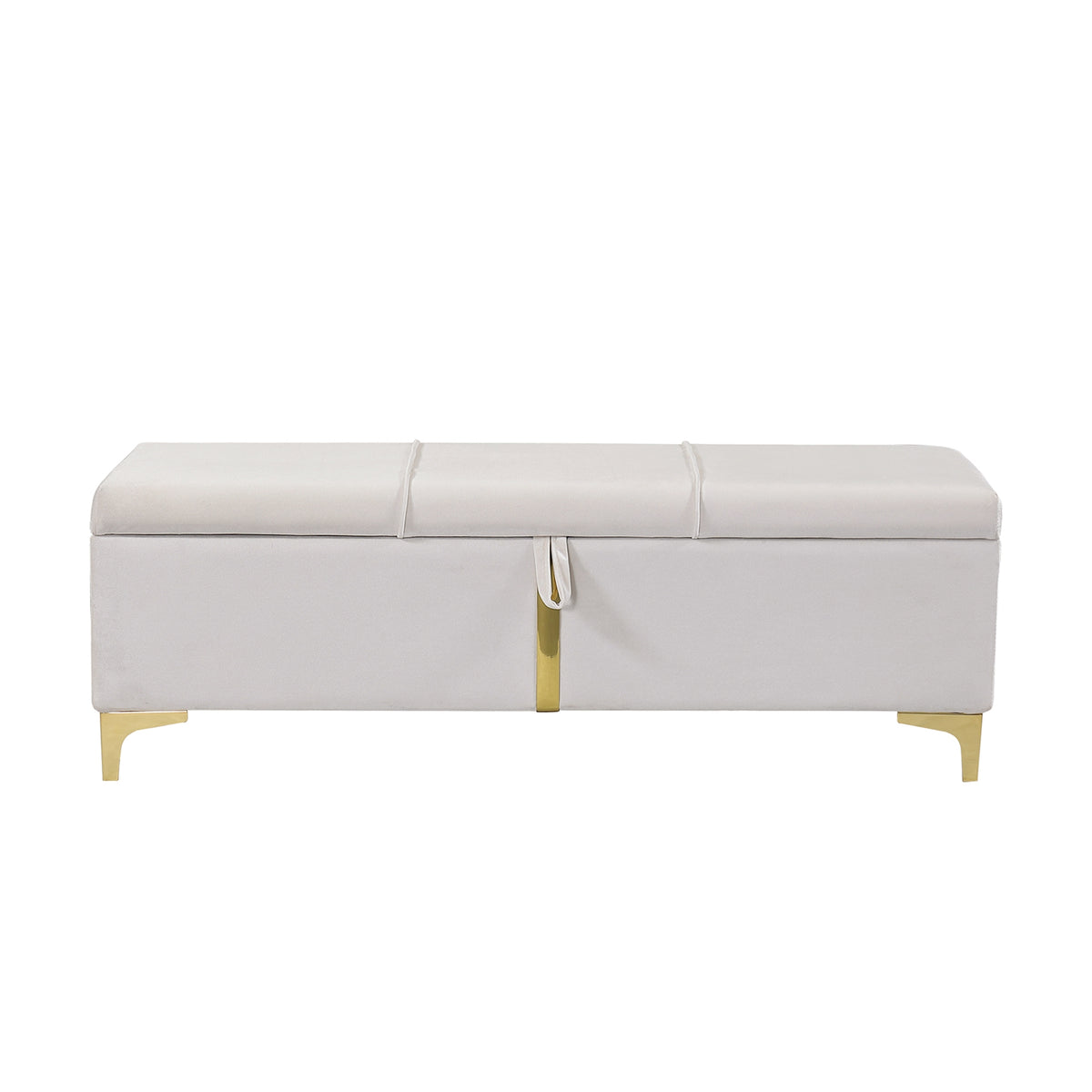 variant-group:rf-n733p207788a|Roomfitters Elegant Upholstered Storage Ottoman, Storage Bench with Metal Legs for Bedroom, Living Room, Fully Assembled Except Legs, Beige