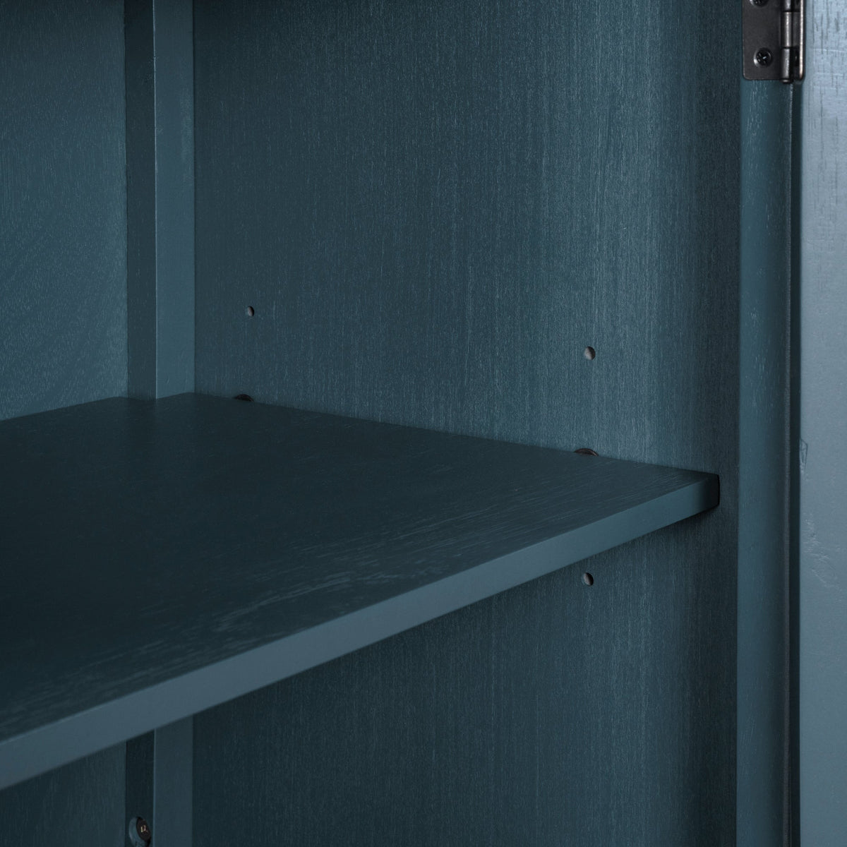 Roomfitters 40" Modern Storage Cabinet with Unique Doors, Adjustable Shelf, Sideboard for Living Room, Antique Blue Roomfitters