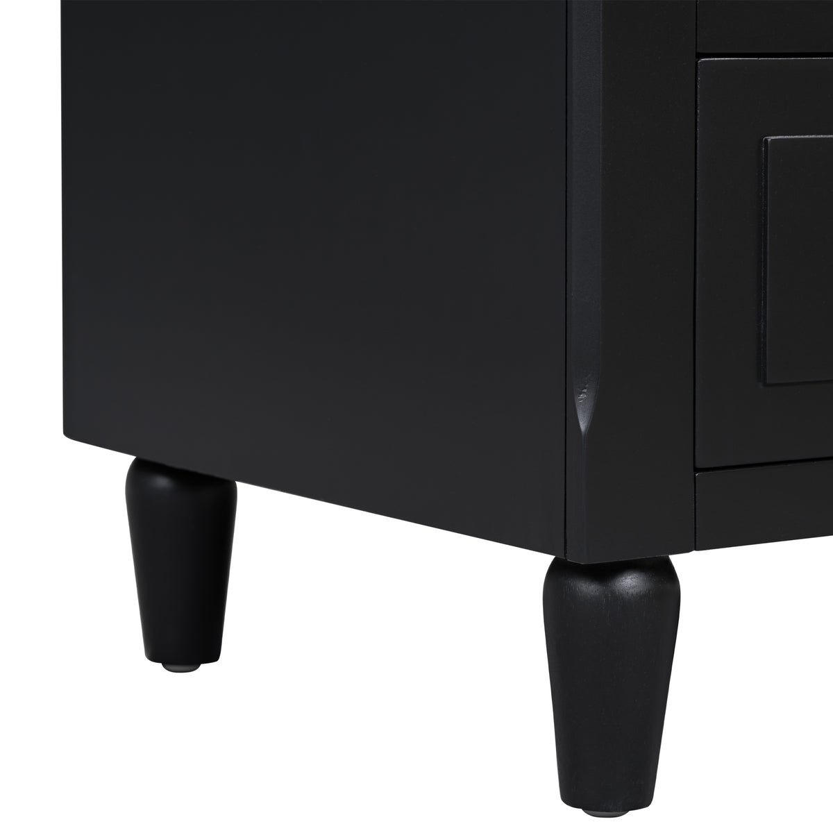 variant-group:rf-n711wf319366aab|Roomfitters 3-Drawer Nightstand Storage Wood Cabinet with Spacious Drawers for Bedroom or Living Room Organization, Durable and Stylish Design, Black