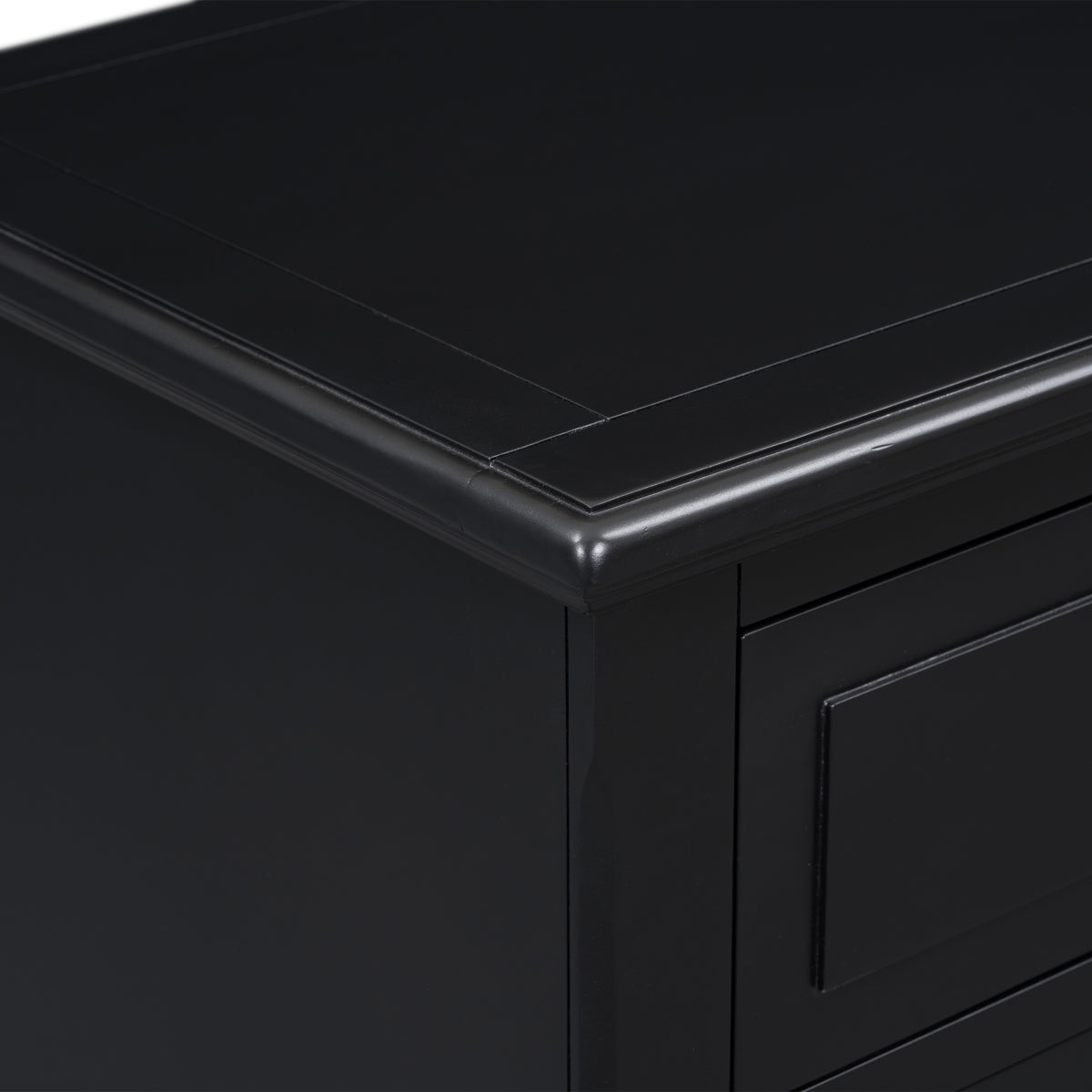 variant-group:rf-n711wf319366aab|Roomfitters 3-Drawer Nightstand Storage Wood Cabinet with Spacious Drawers for Bedroom or Living Room Organization, Durable and Stylish Design, Black