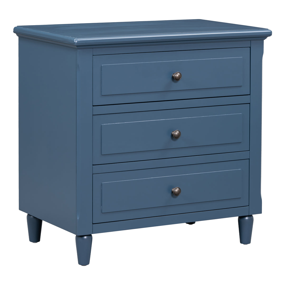 variant-group:rf-n711wf319366aav|Roomfitters 3-Drawer Nightstand Storage Wood Cabinet with Spacious Drawers, Perfect for Bedroom or Living Room Organization, Stylish and Durable, Blue