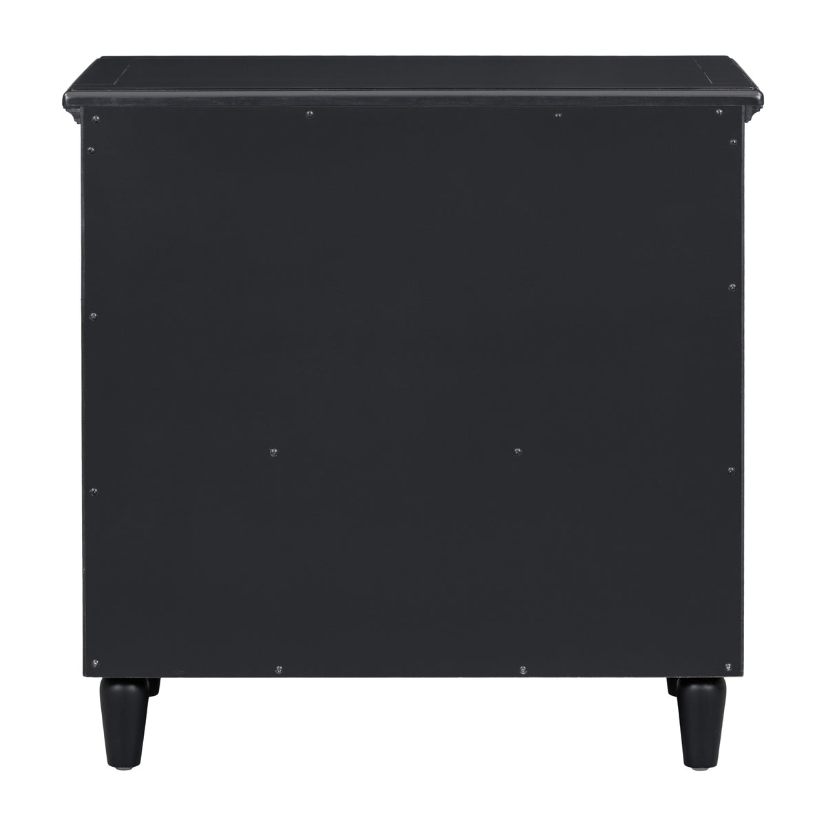 variant-group:rf-n711wf319366aab|Roomfitters 3-Drawer Nightstand Storage Wood Cabinet with Spacious Drawers for Bedroom or Living Room Organization, Durable and Stylish Design, Black