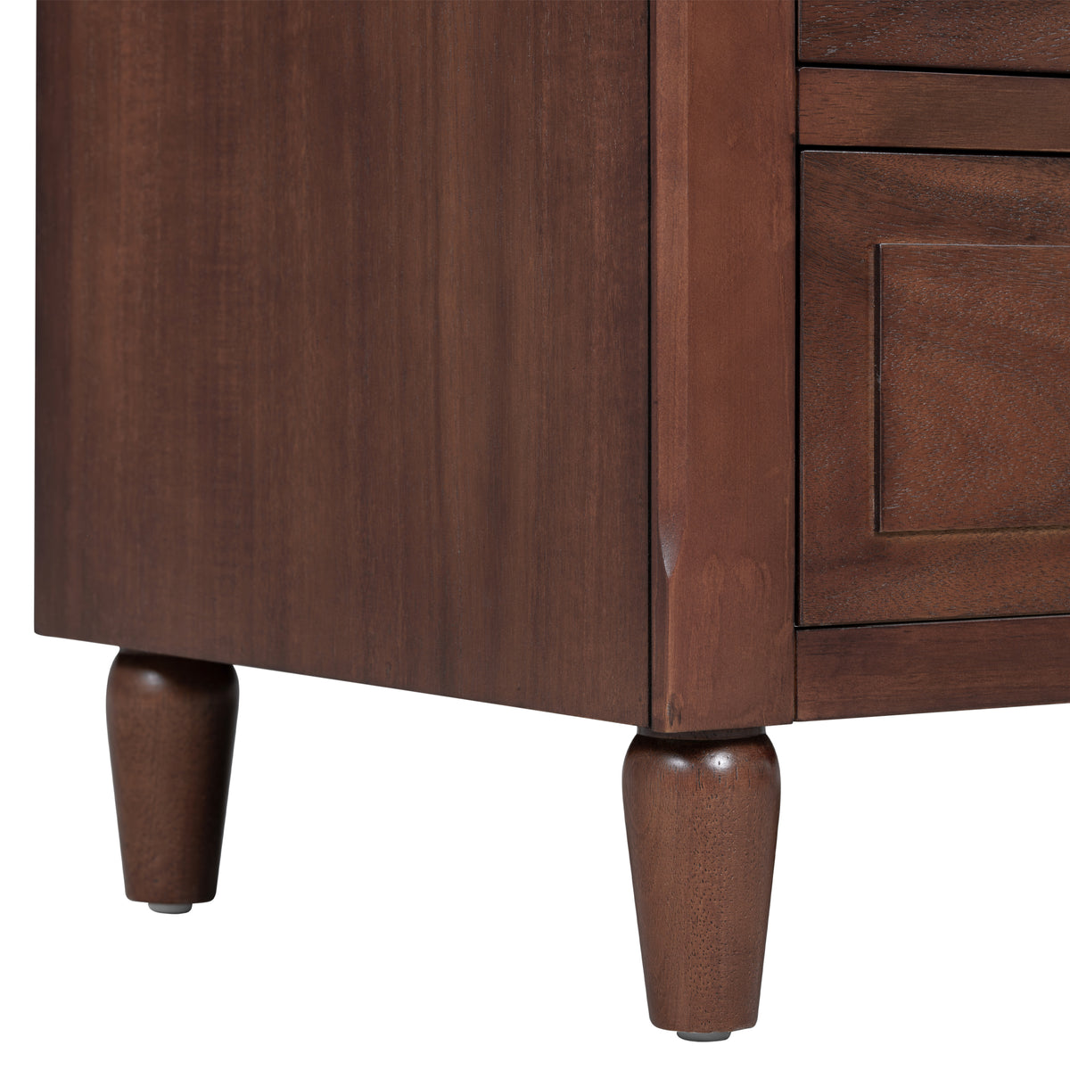 variant-group:rf-n711wf319366aad|Roomfitters 3-Drawer Nightstand Storage Wood Cabinet with Ample Storage for Bedroom or Living Room, Durable Wood Construction and Modern Style, Brown