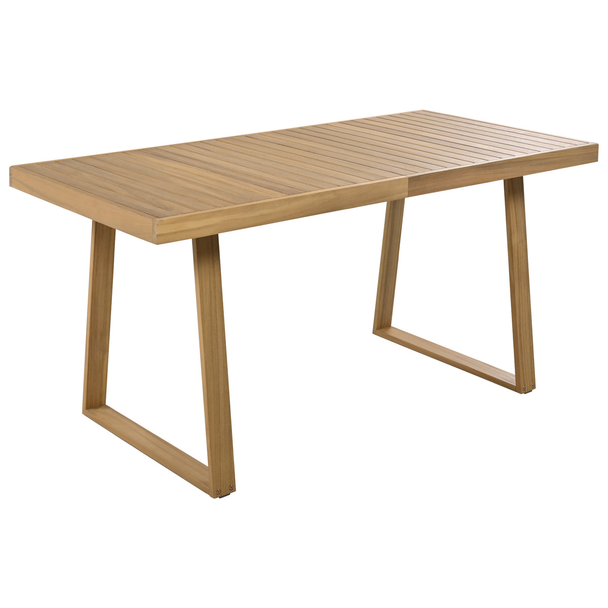 variant-group:rf-n711wy000393aaa|Roomfitters Outdoor Acacia Wood Dining Table and Chair Set with Thick Cushions, Patio Furniture for Garden, Beige
