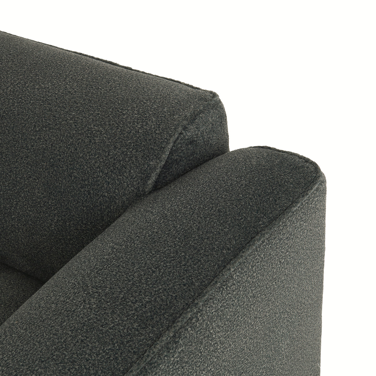 variant-group:rf-n711wy000450aac|Roomfitters Modern Velvet Sectional Sofa with Detachable Ottoman, 4-Seater Couch with Pillows for Living Room, Grayish Green