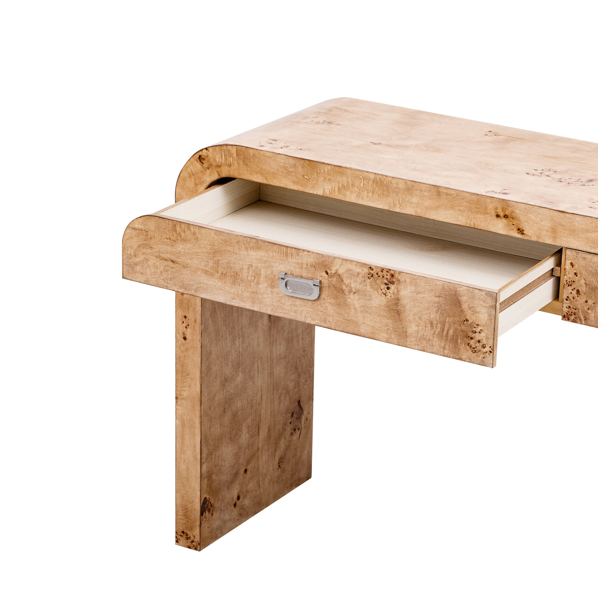 variant-group:rf-n711p216235d|Roomfitters Modern Entryway Table with Burl Wood Veneer, Ideal for Entryway, Hallway, Living Room, Foyer, or Corridor, Natural Wood and Brown