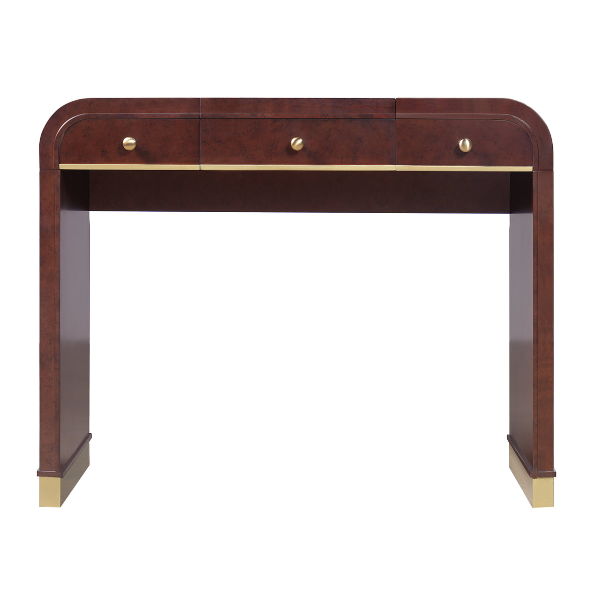 variant-group:rf-n704p381406p|Roomfitters Flip Top Vanity Desk with Mirror and Hidden Storage, Modern Makeup Table with Gold Trim for Small Space, Espresso