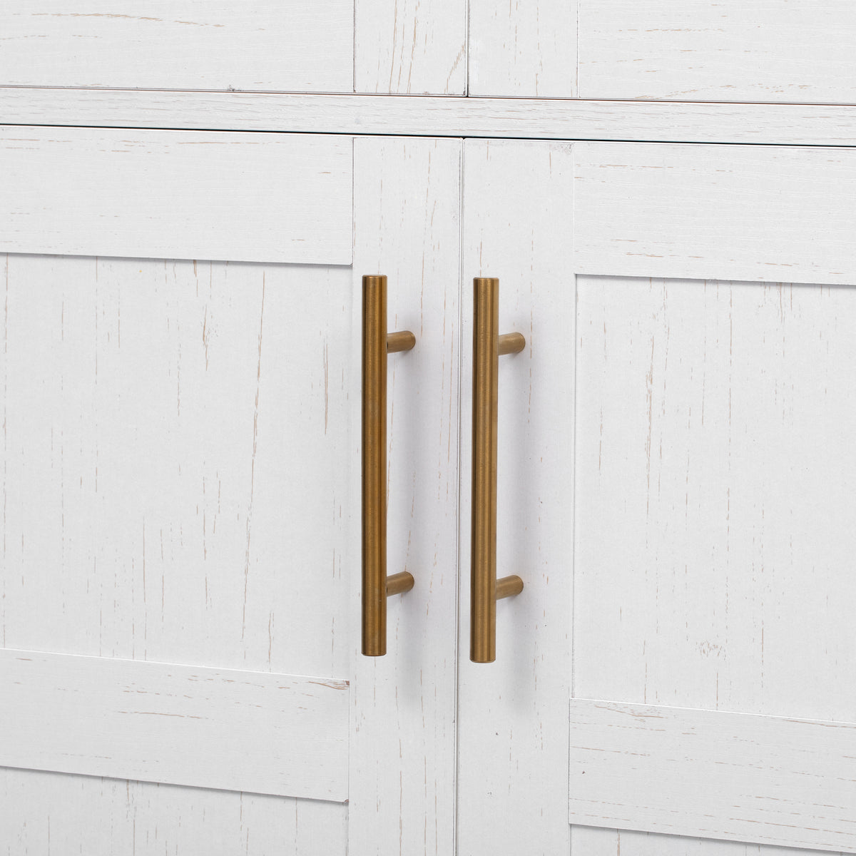 variant-group:rf-n707s288969w|Roomfitters 71" Pantry Cabinet with Arched Top & Glass Doors, 4-Door Storage Hutch with Adjustable Shelves for Kitchen, White