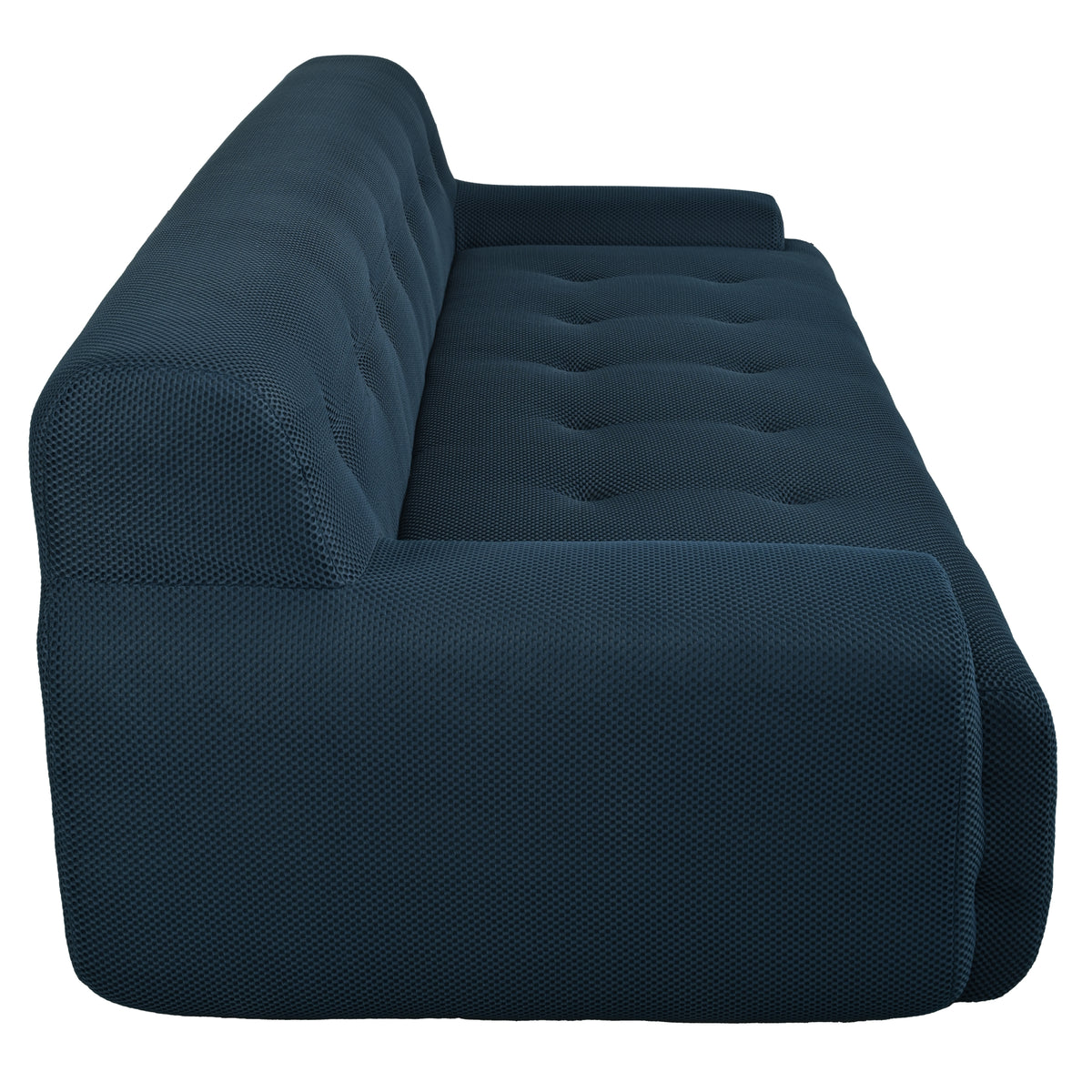 variant-group:rf-n711p206619v|Roomfitters 86.2" Modern Tufted Upholstered Sofa, 3-Seater Compression Couch for Living Room, Dark Blue