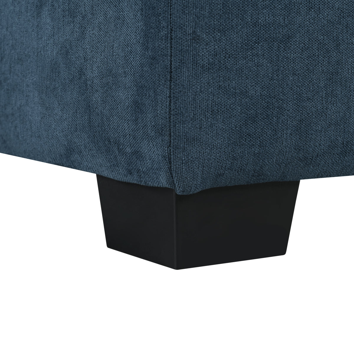 variant-group:rf-n711wy000491aac|Roomfitters 131.3-Inch Modern U-Shaped Sectional Sofa, 6-Seater Linen Blend Couch, 2 Storage Ottomans, Pit Lounge, Dark Blue