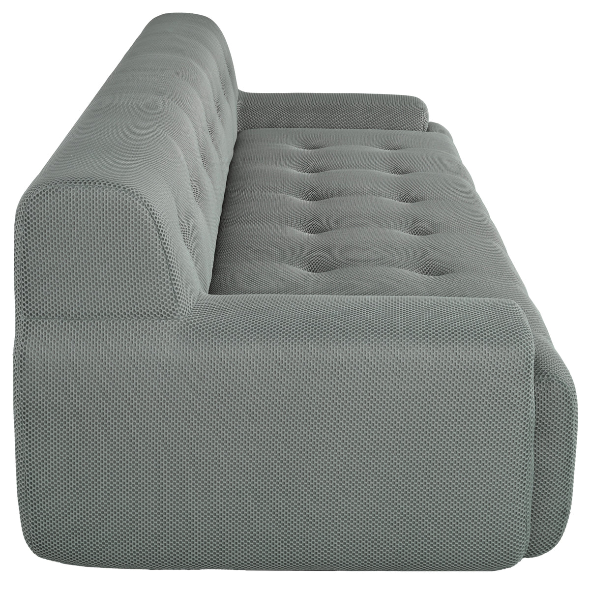 variant-group:rf-n711p206619e|Roomfitters 86.2" Modern Tufted Upholstered Sofa, 3-Seater Modular Lounge Couch for Living Room, Gray